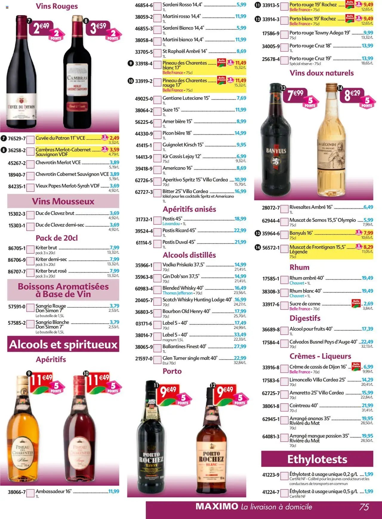 Maximo catalogue epicerie (2025-09-26 - 2025-10-23)