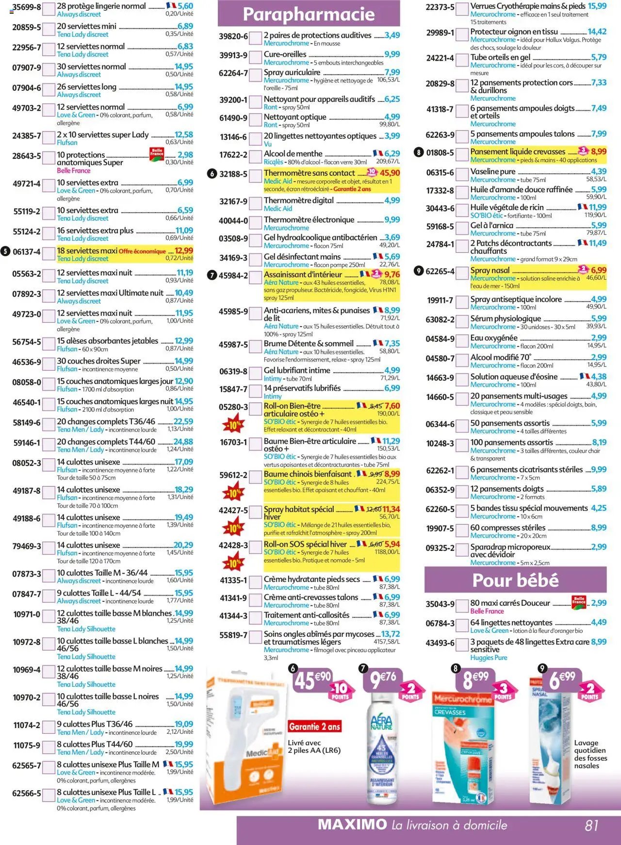 Maximo catalogue epicerie (2025-09-26 - 2025-10-23)