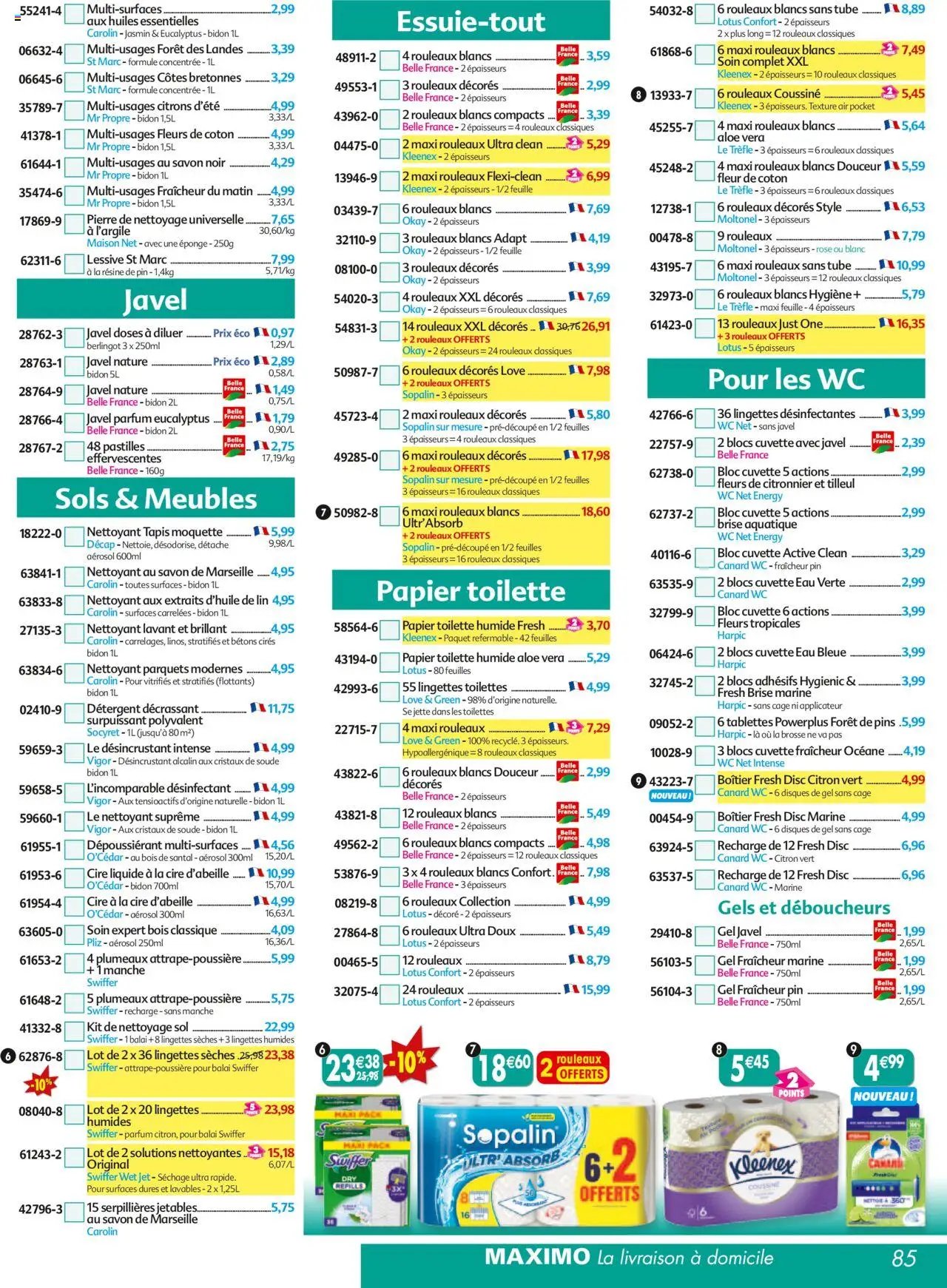Maximo catalogue epicerie (2025-09-26 - 2025-10-23)