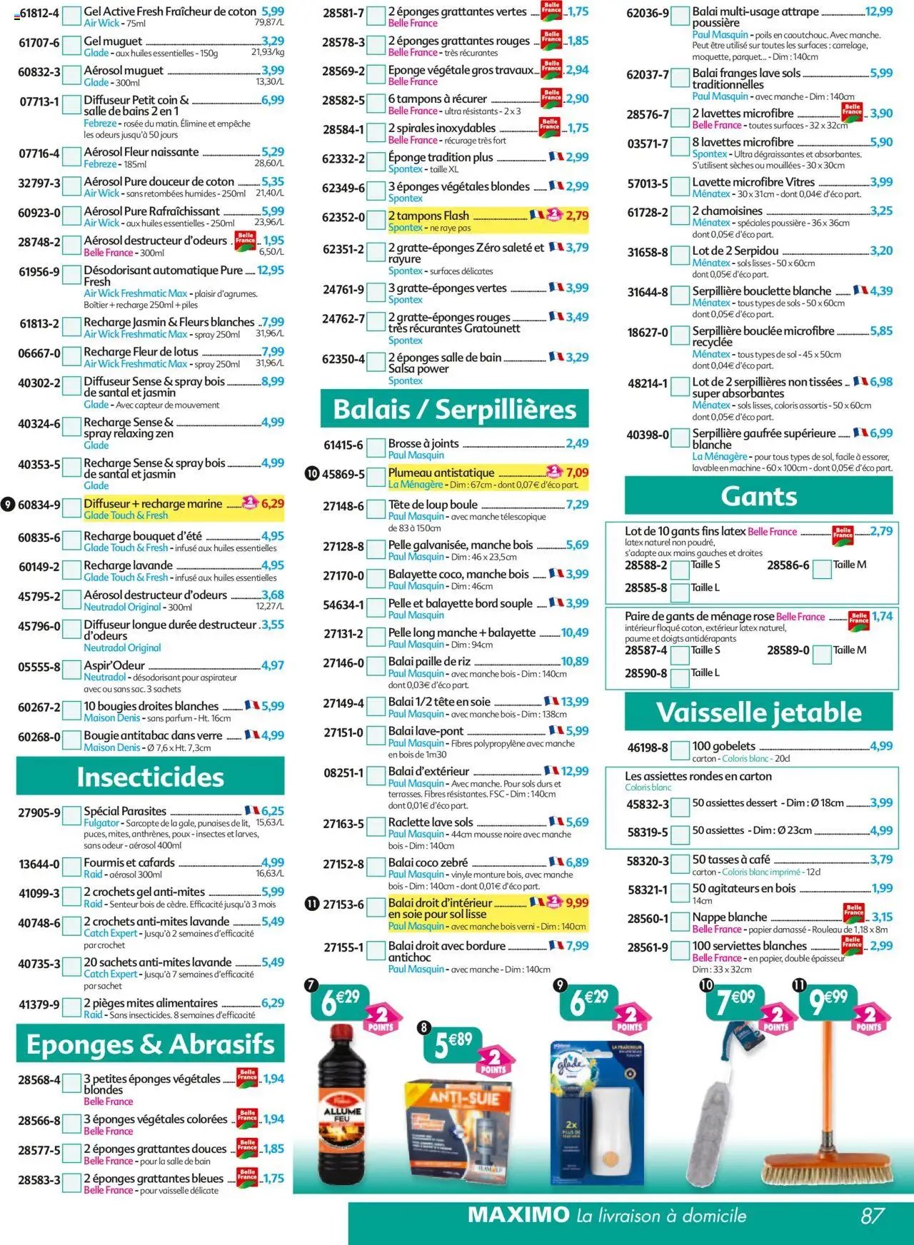 Maximo catalogue epicerie (2025-09-26 - 2025-10-23)