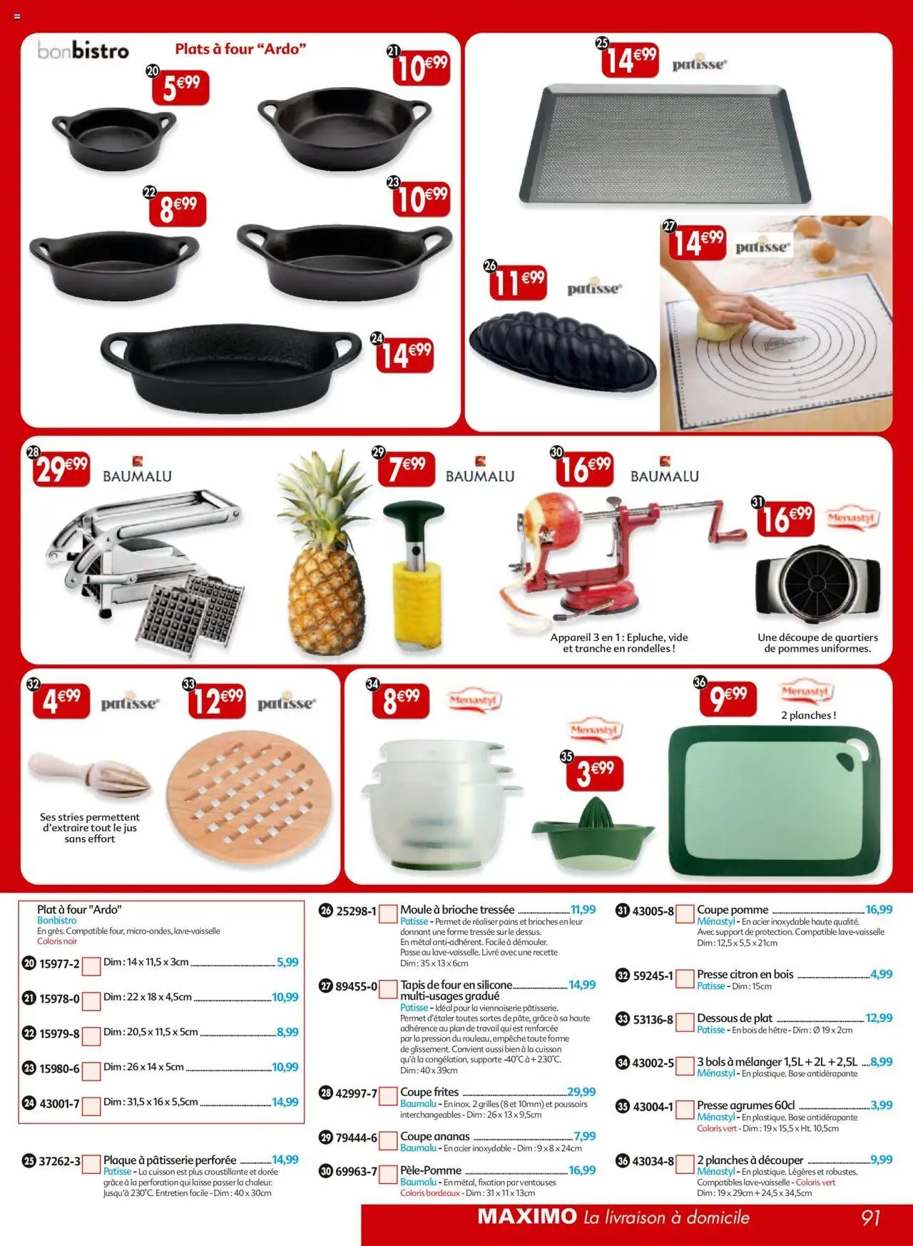 Maximo catalogue epicerie (2025-09-26 - 2025-10-23)