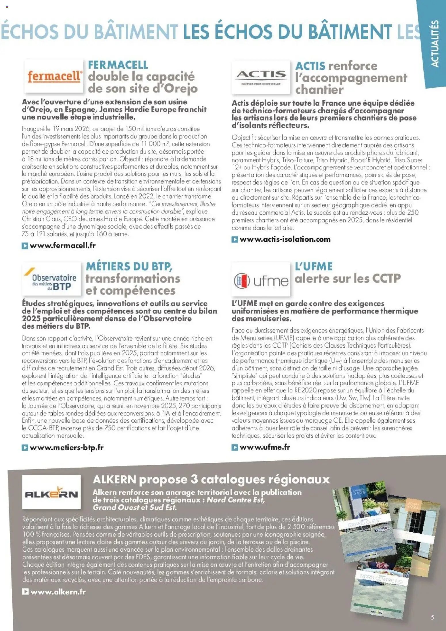 Gedimat catalogue