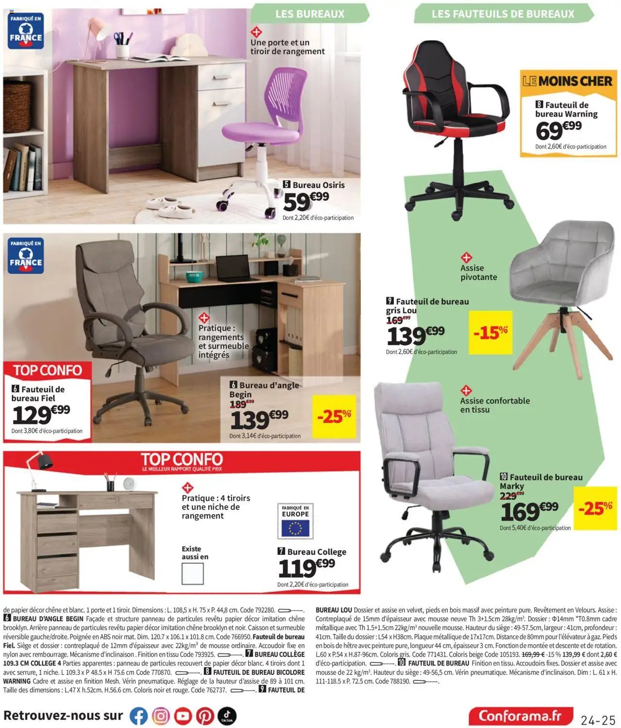Conforama catalogue (2025-09-30 - 2025-10-27)