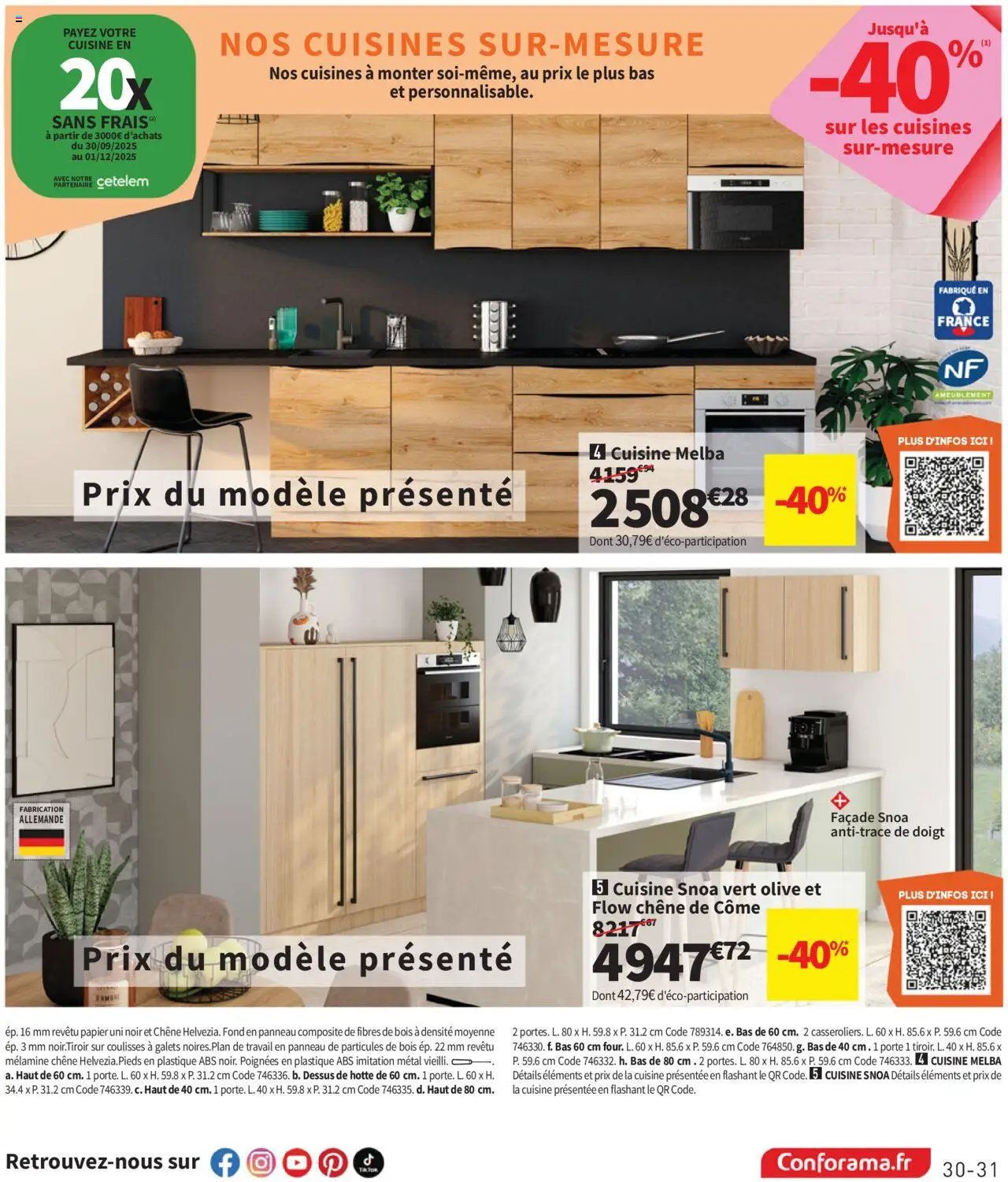 Conforama catalogue (2025-09-30 - 2025-10-27)