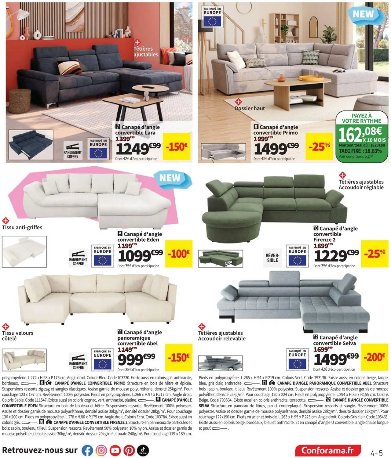 Conforama catalogue (2025-09-30 - 2025-10-27)