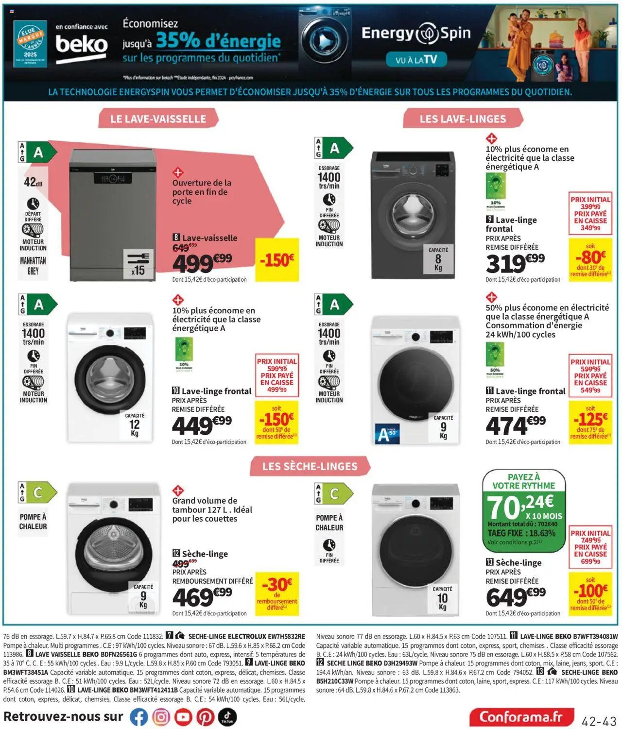 Conforama catalogue (2025-09-30 - 2025-10-27)