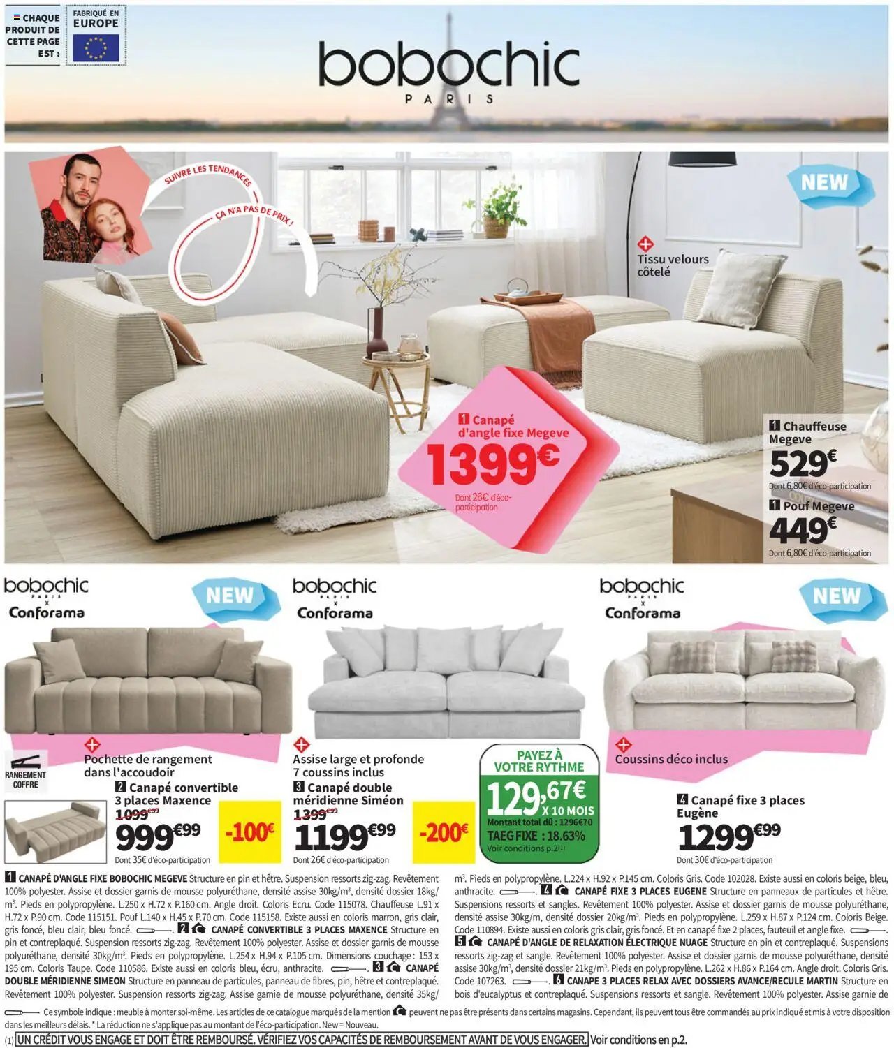 Conforama catalogue (2025-09-30 - 2025-10-27)
