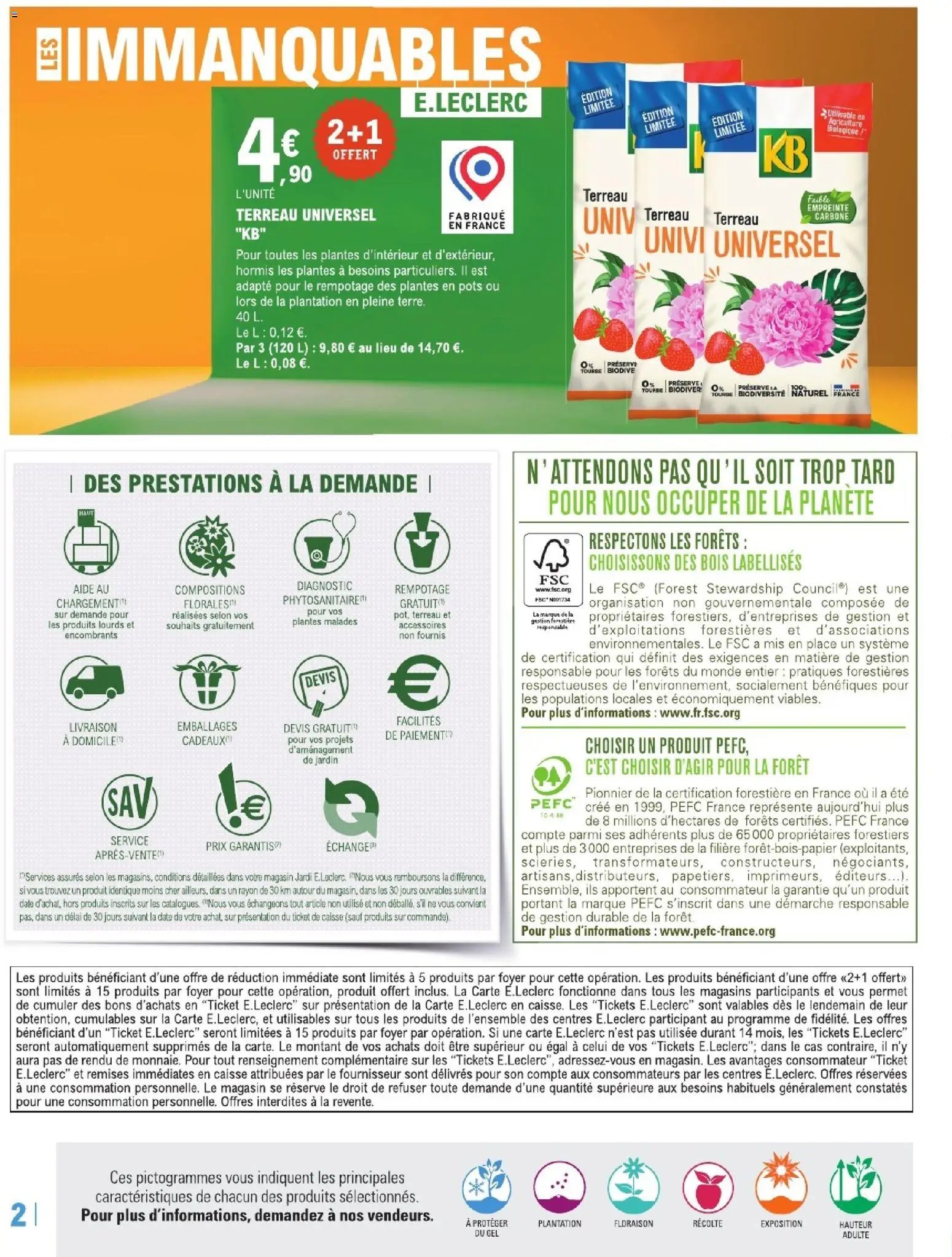 Brico E.Leclerc - Trafic jardi printemps 2 - terreaux