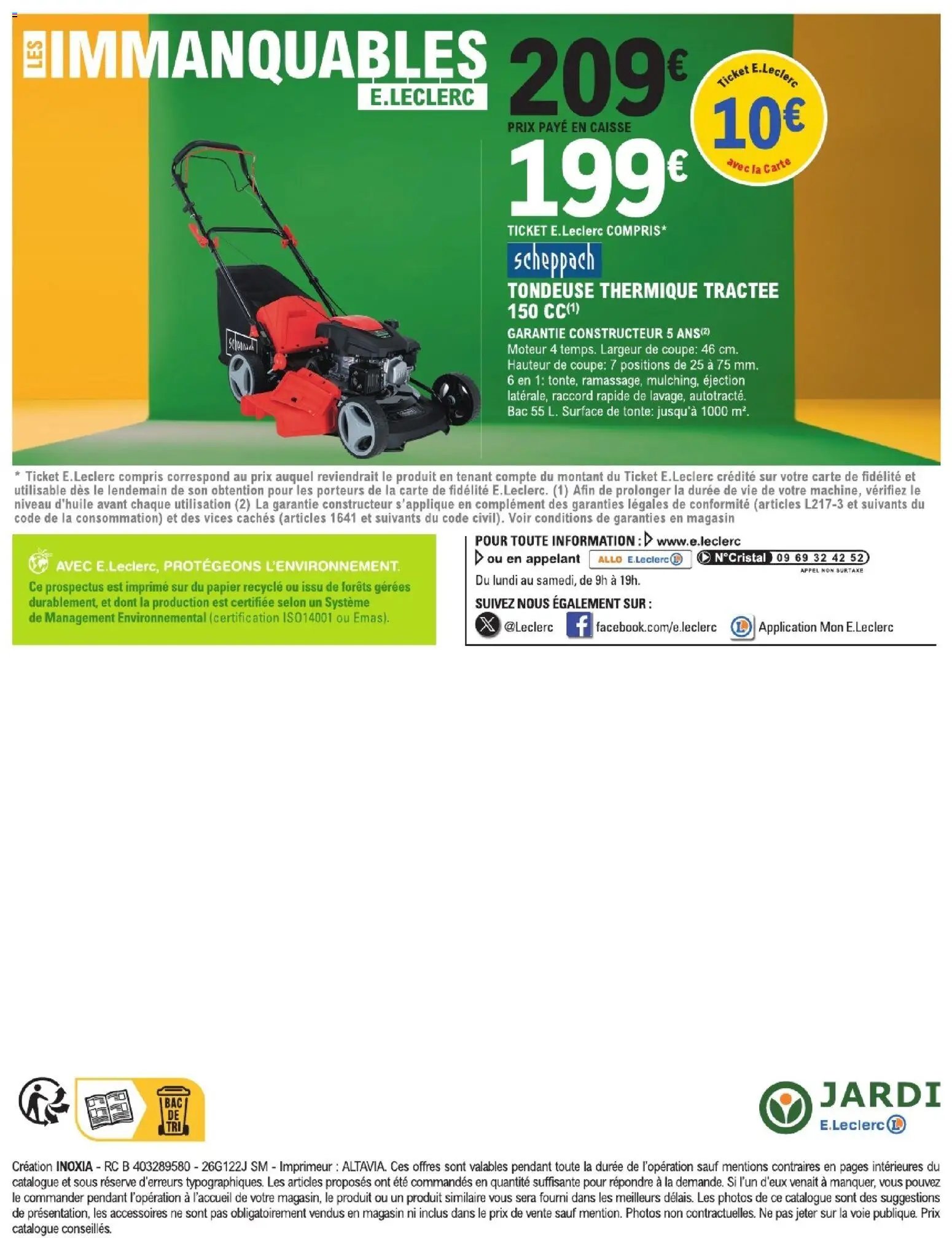 Brico E.Leclerc - Trafic jardi printemps 2 - terreaux