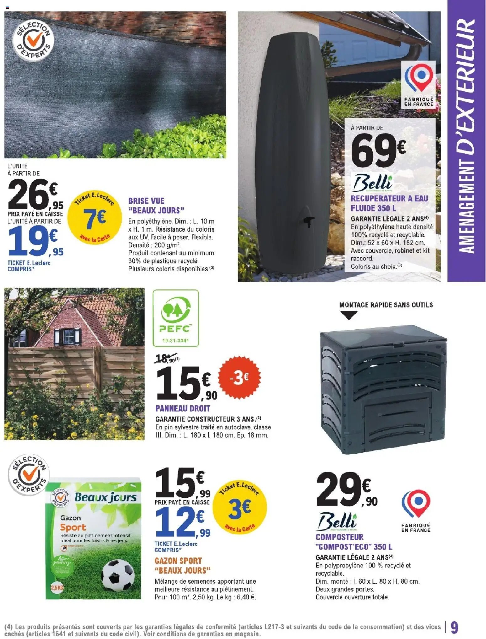 Brico E.Leclerc - Trafic jardi printemps 2 - terreaux