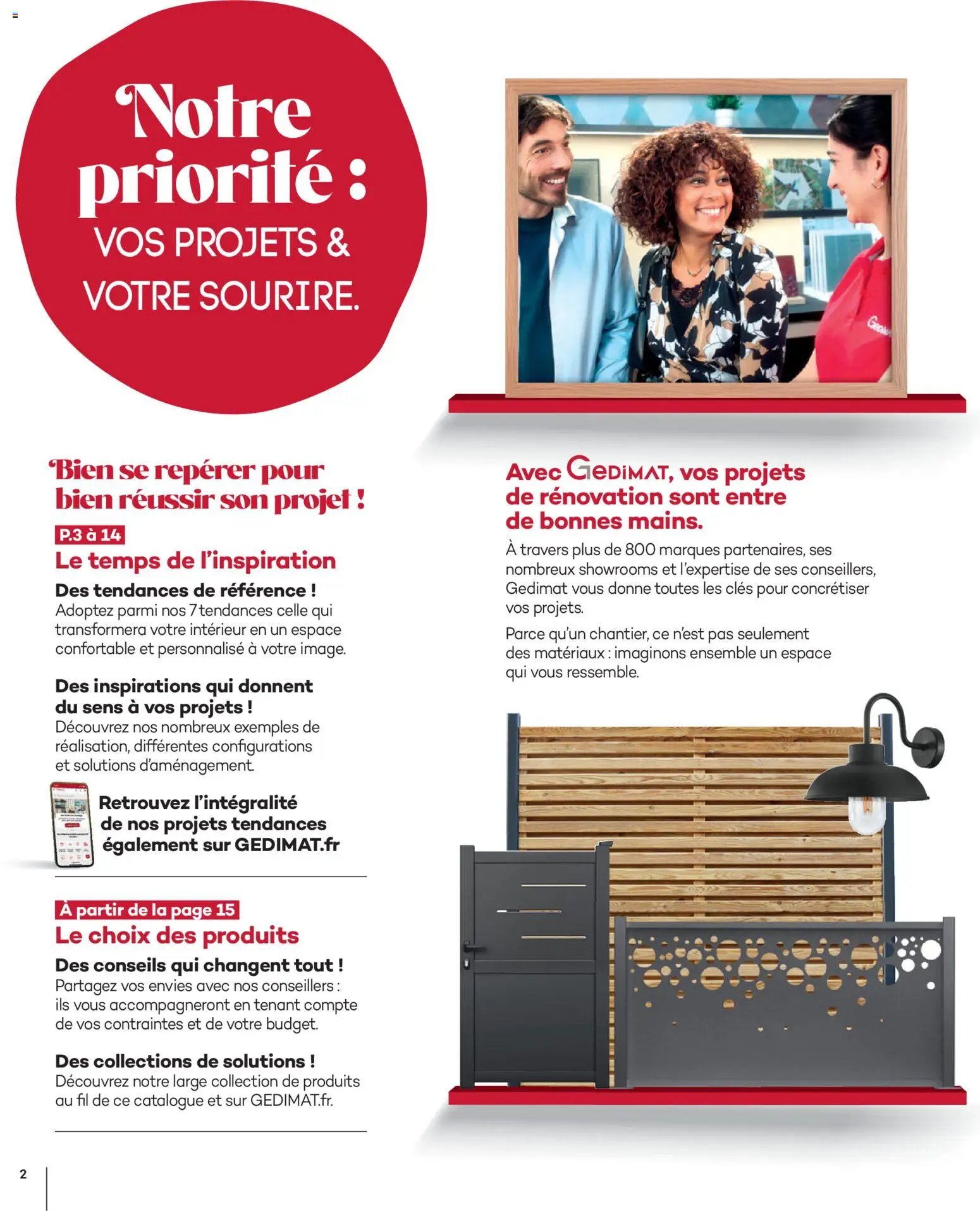 Gedimat - Brochure Aména-gements extérieurs