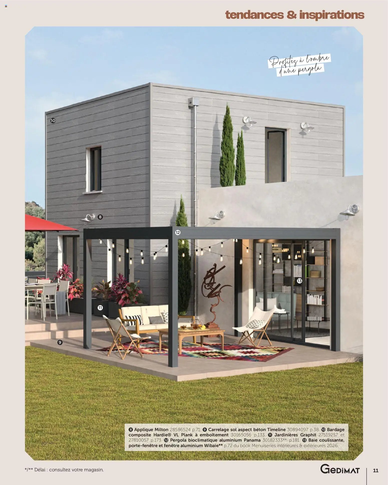 Gedimat - Brochure Aména-gements extérieurs