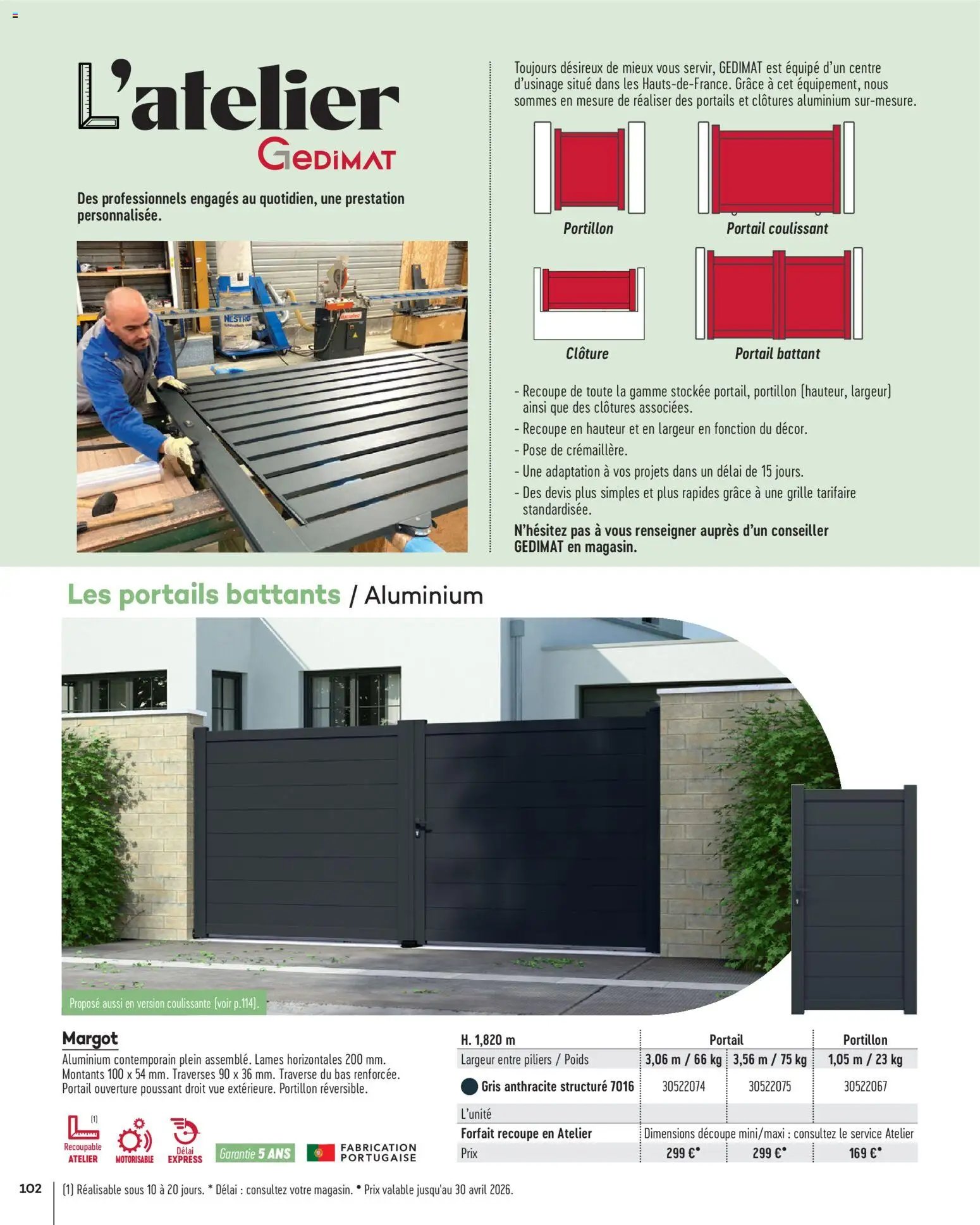 Gedimat - Brochure Aména-gements extérieurs (2026-04-01 - 2026-04-30)