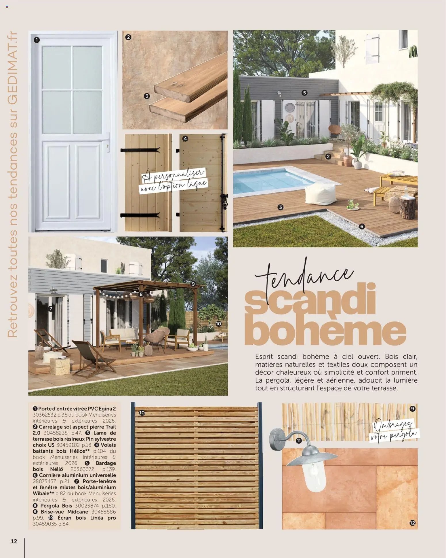 Gedimat - Brochure Aména-gements extérieurs