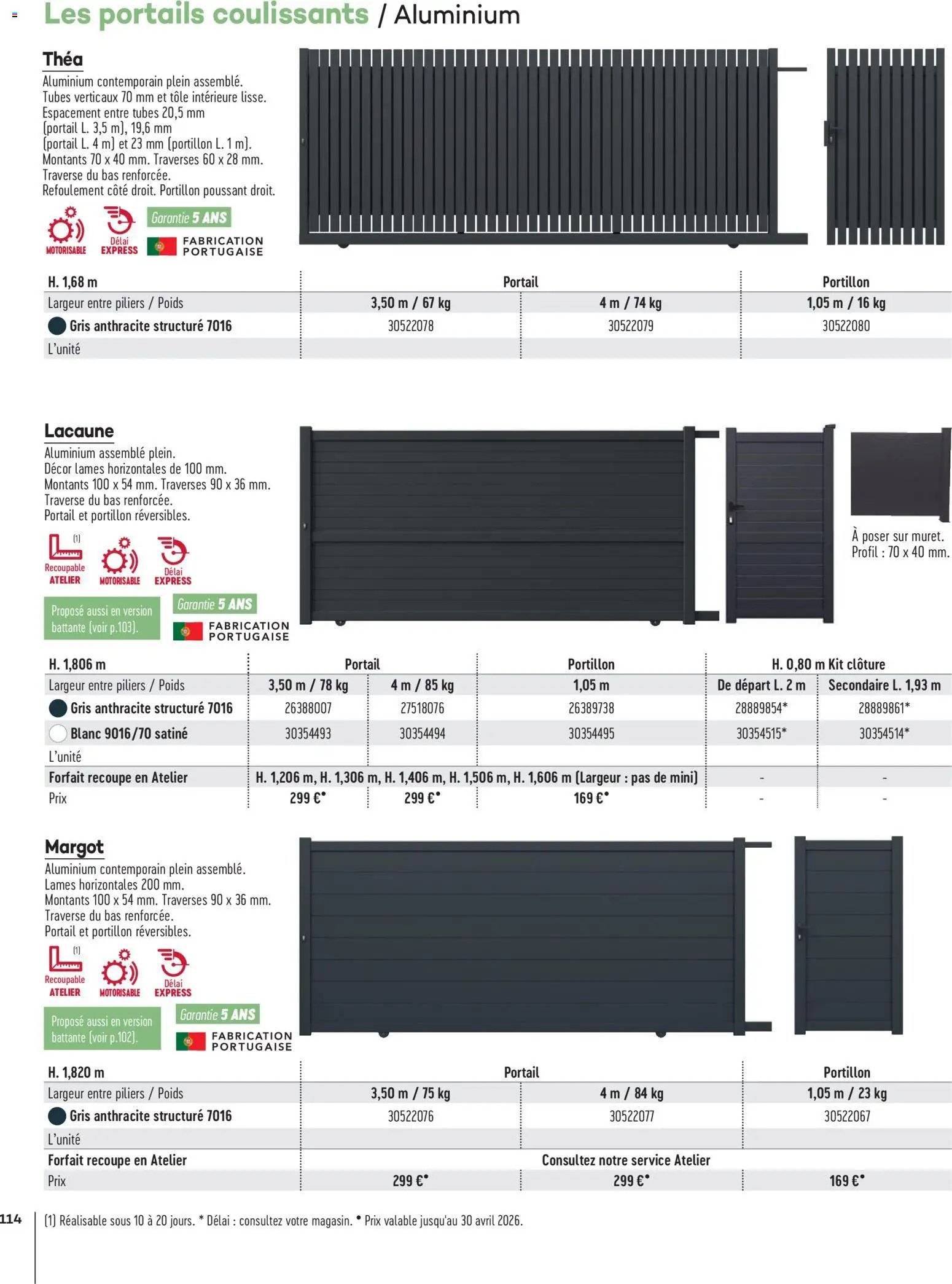 Gedimat - Brochure Aména-gements extérieurs (2026-04-01 - 2026-04-30)