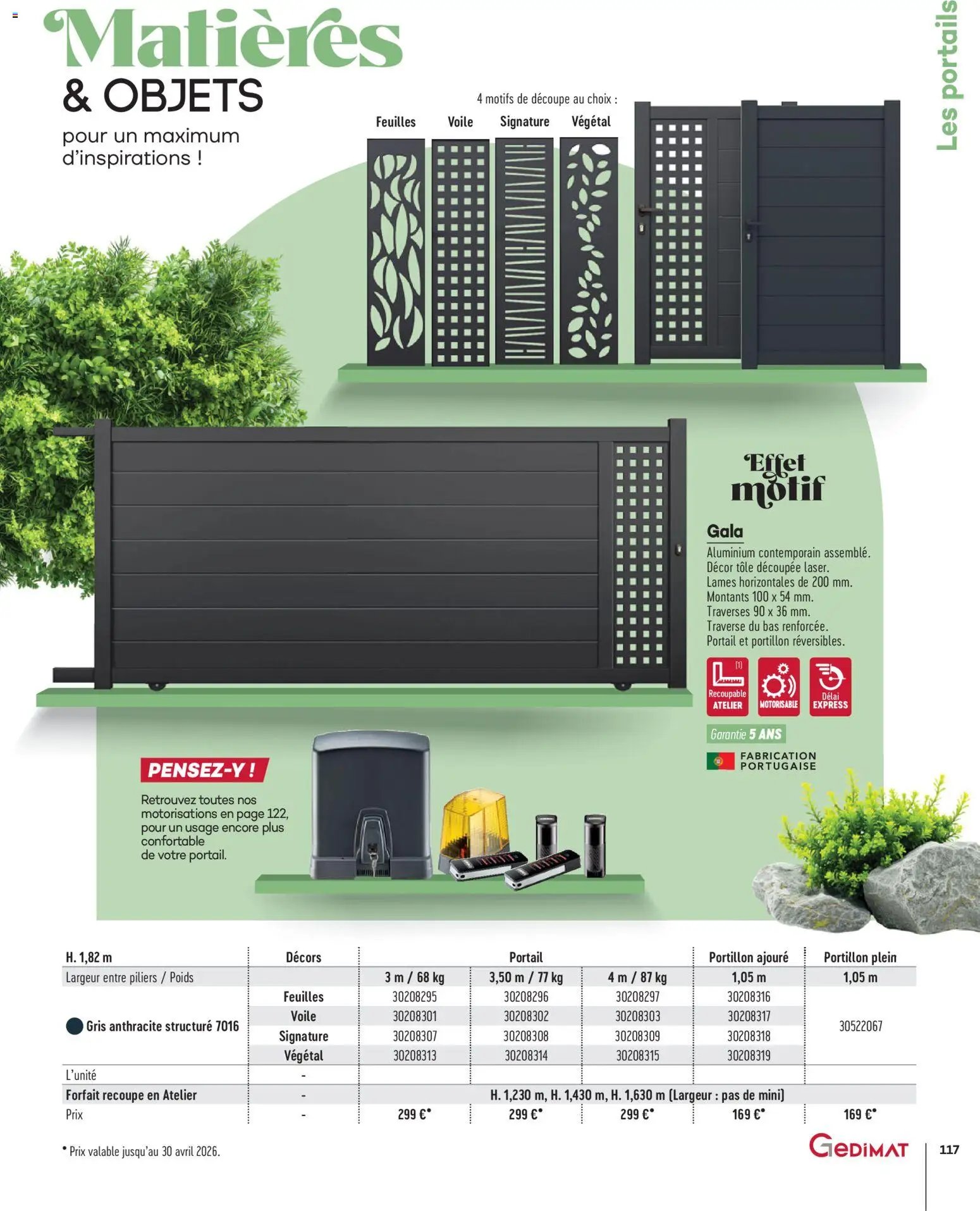 Gedimat - Brochure Aména-gements extérieurs (2026-04-01 - 2026-04-30)