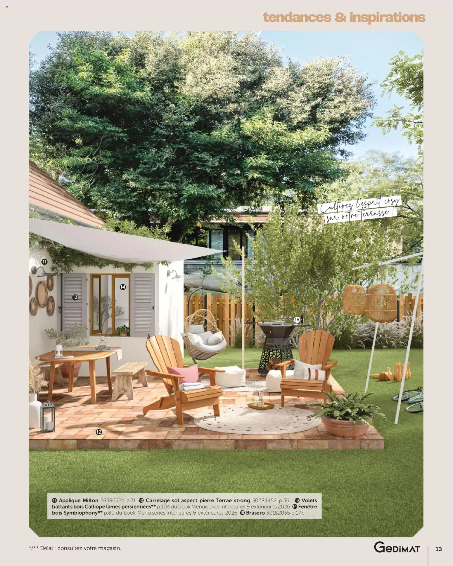 Gedimat - Brochure Aména-gements extérieurs