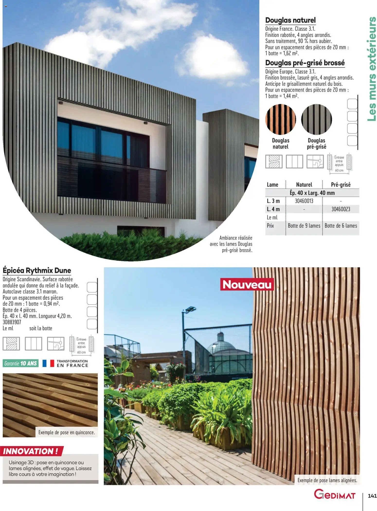 Gedimat - Brochure Aména-gements extérieurs (2026-04-01 - 2026-04-30)