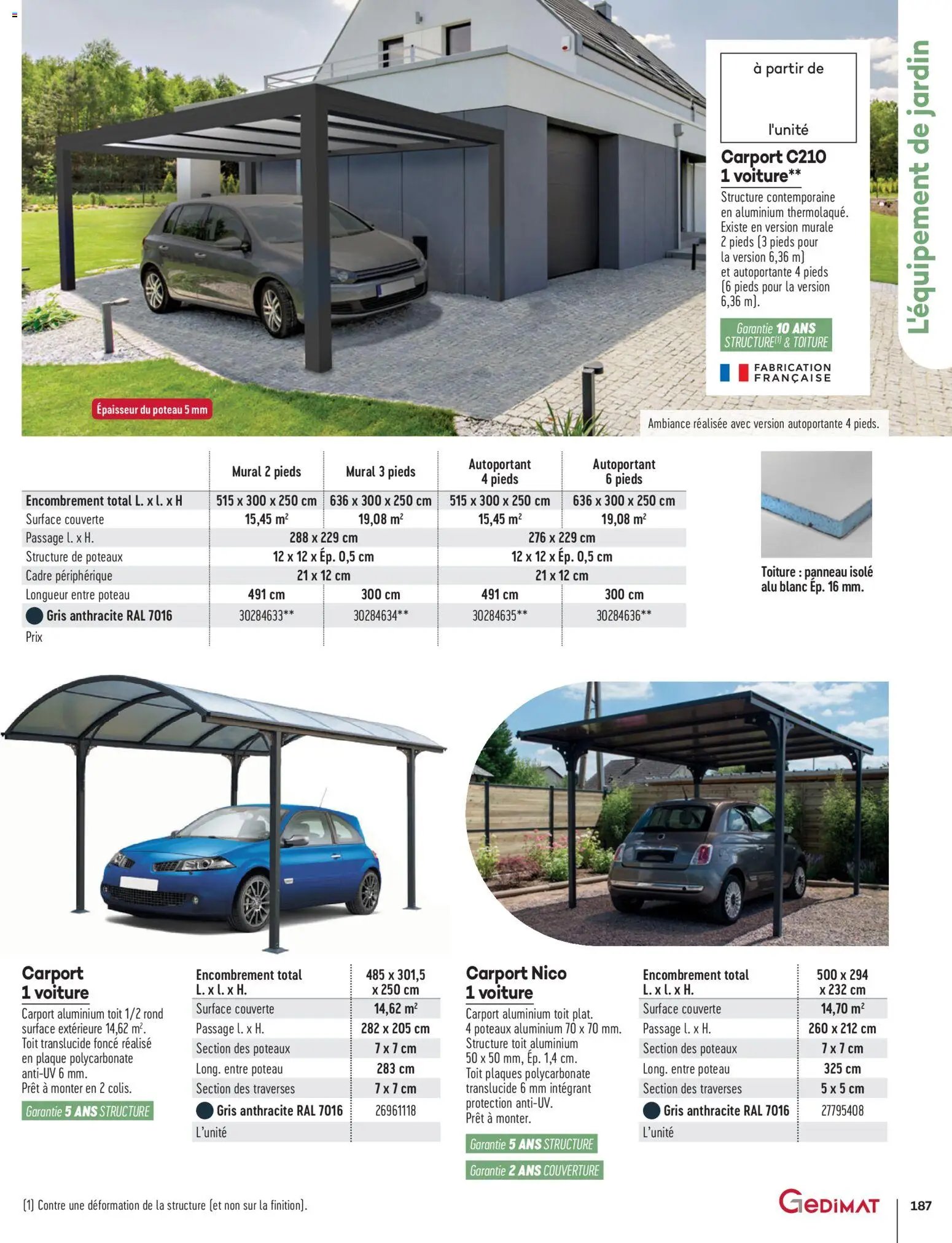 Gedimat - Brochure Aména-gements extérieurs