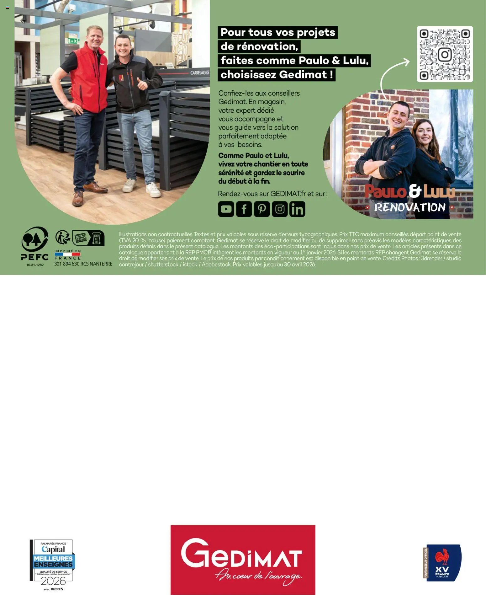 Gedimat - Brochure Aména-gements extérieurs