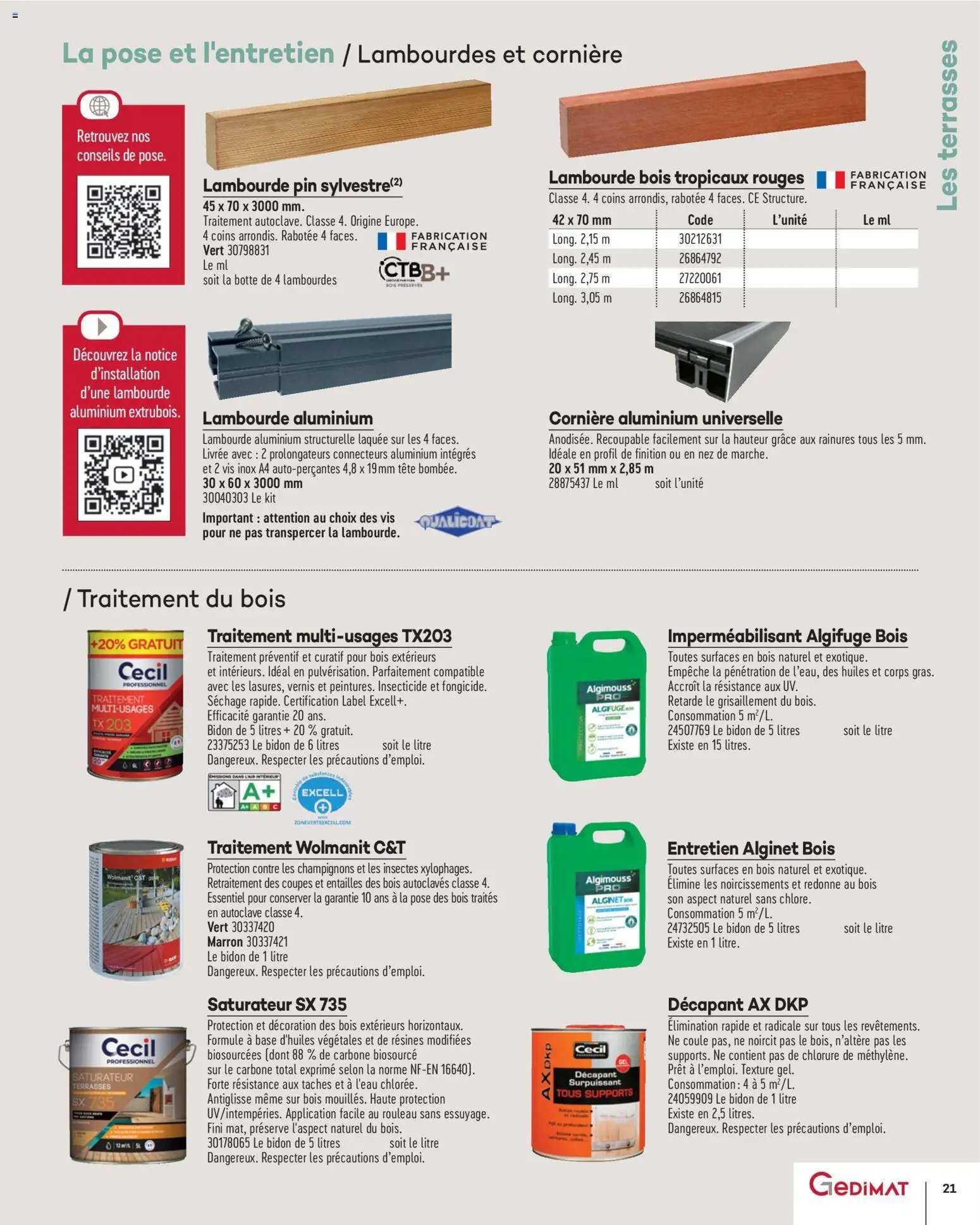 Gedimat - Brochure Aména-gements extérieurs (2026-04-01 - 2026-04-30)