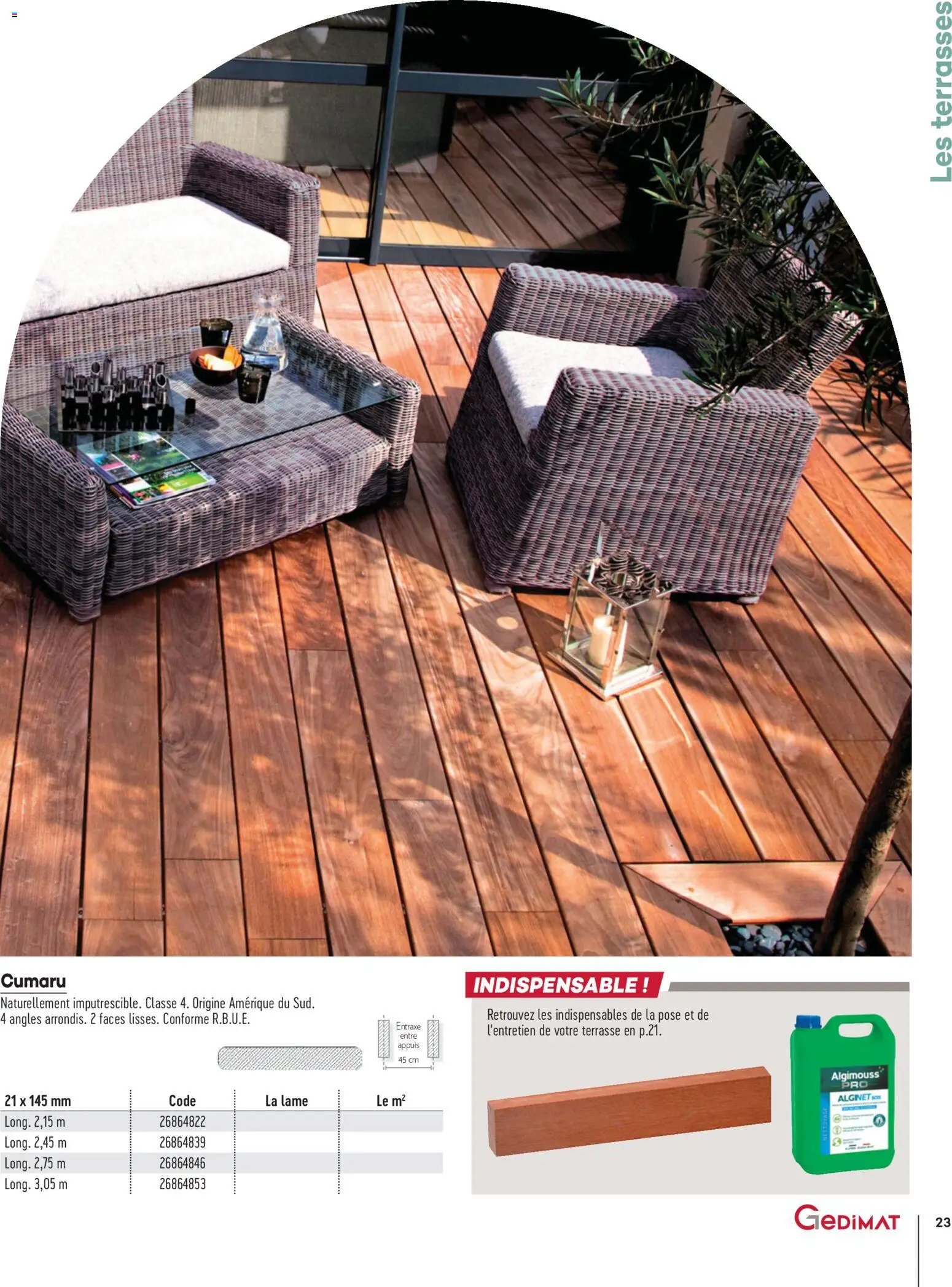 Gedimat - Brochure Aména-gements extérieurs (2026-04-01 - 2026-04-30)