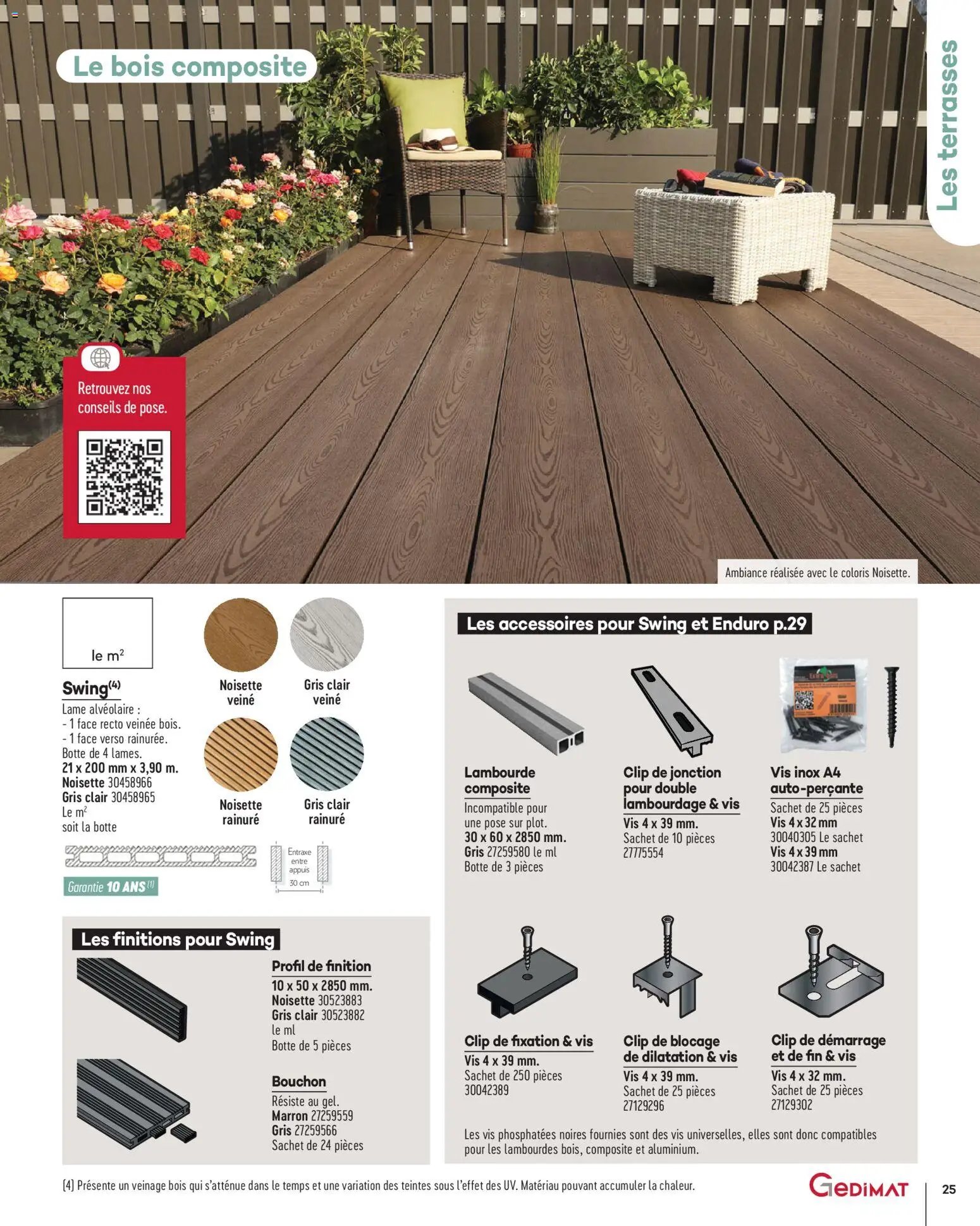 Gedimat - Brochure Aména-gements extérieurs (2026-04-01 - 2026-04-30)