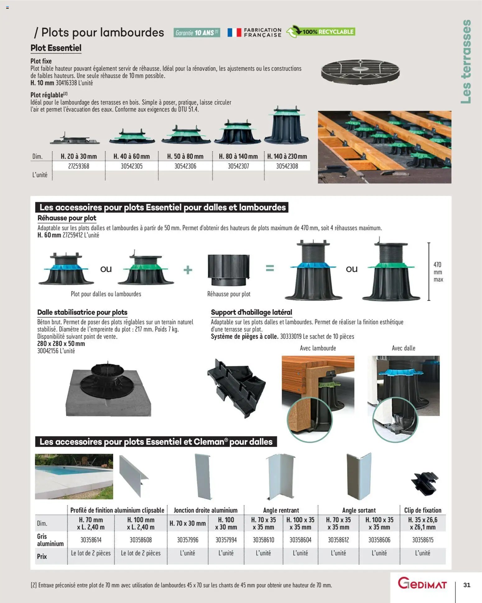 Gedimat - Brochure Aména-gements extérieurs (2026-04-01 - 2026-04-30)