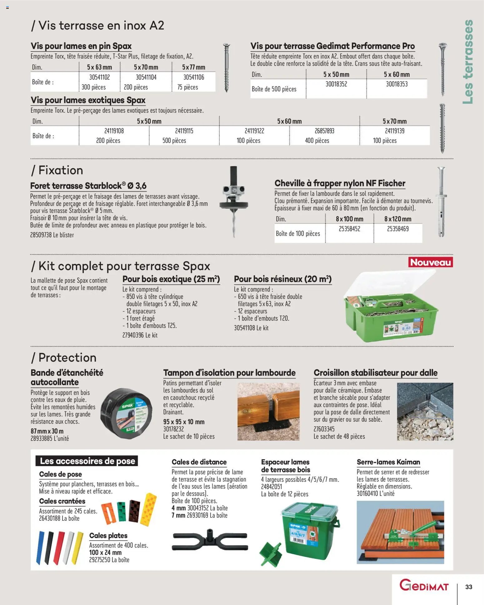 Gedimat - Brochure Aména-gements extérieurs (2026-04-01 - 2026-04-30)