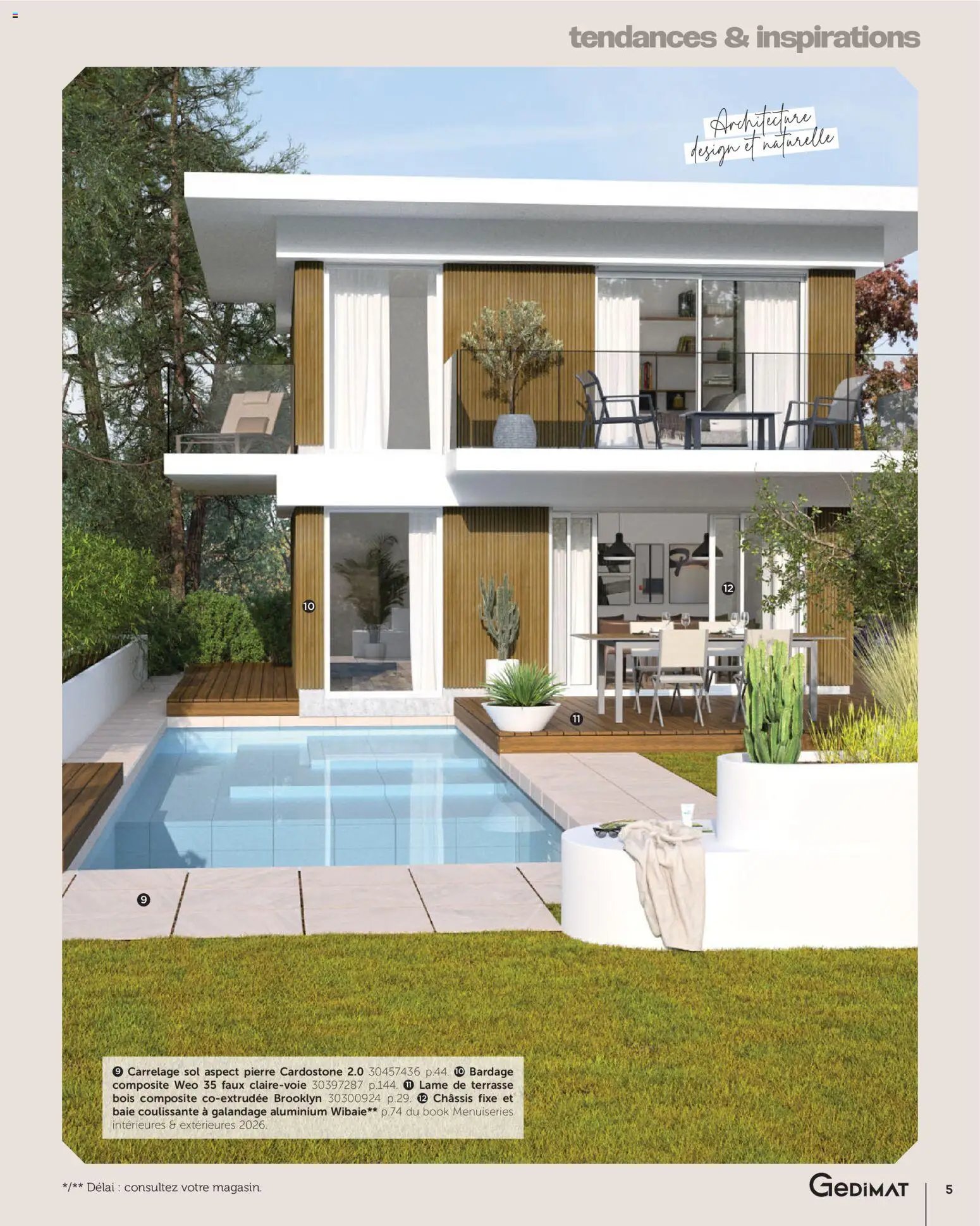 Gedimat - Brochure Aména-gements extérieurs