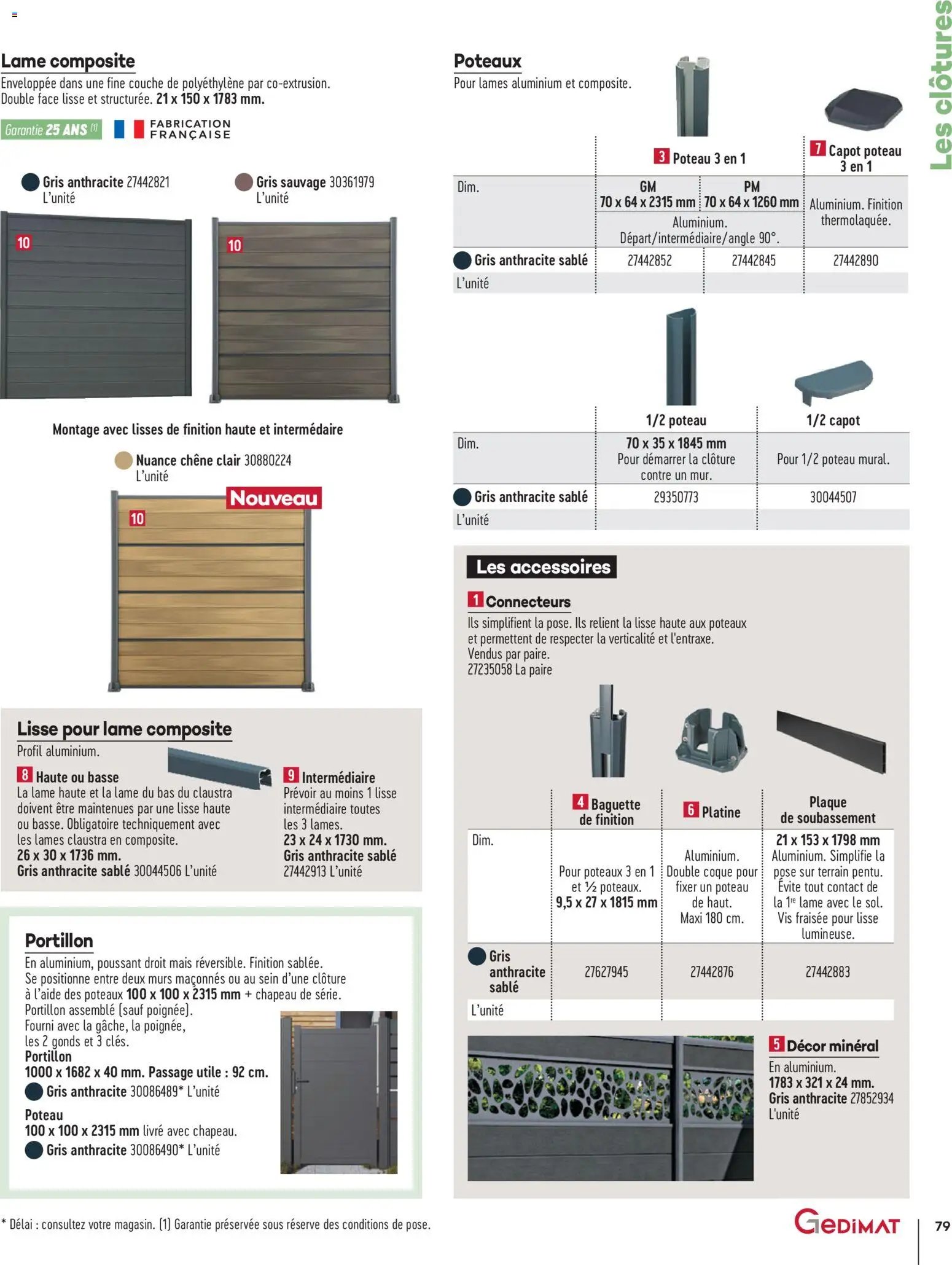 Gedimat - Brochure Aména-gements extérieurs (2026-04-01 - 2026-04-30)