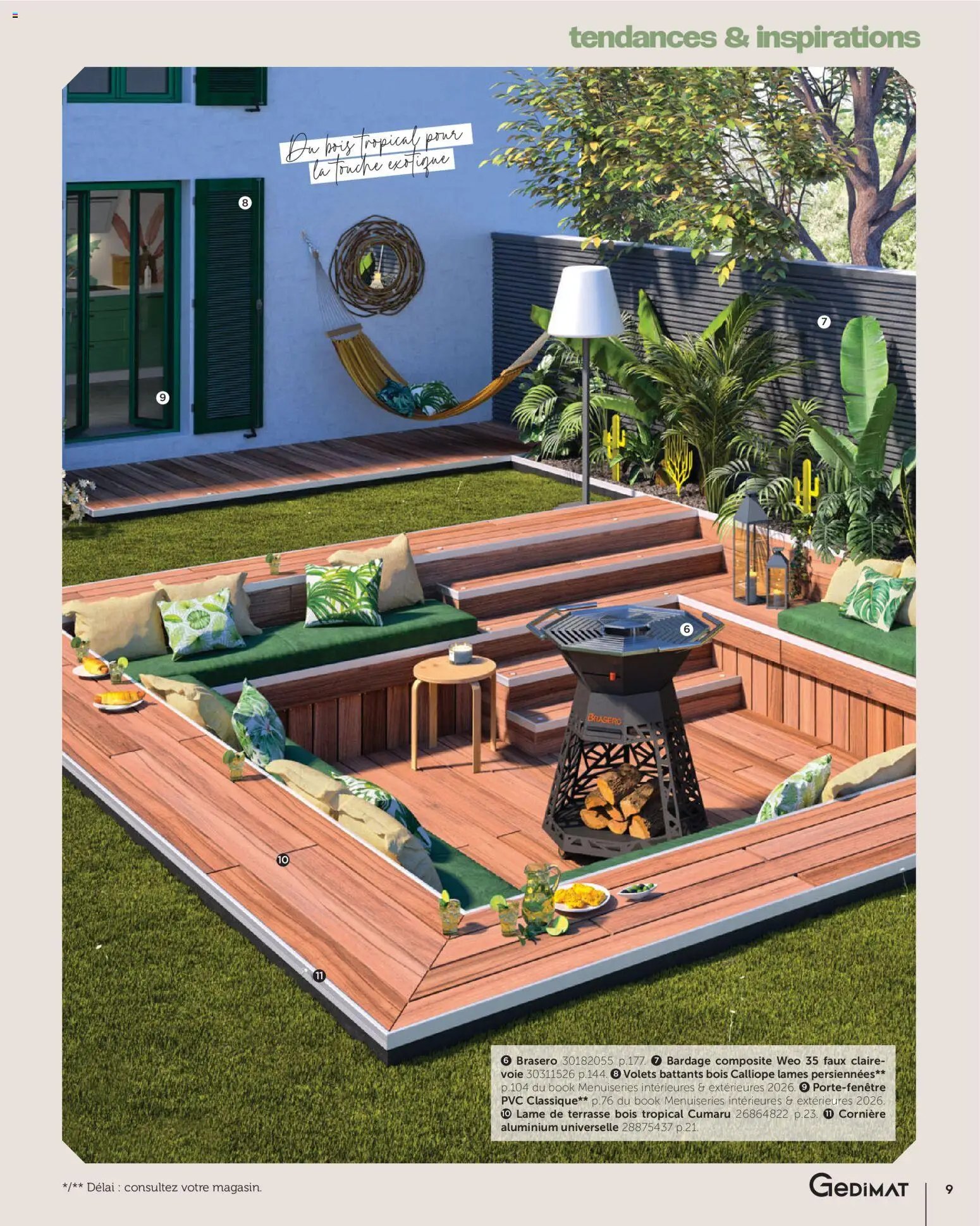 Gedimat - Brochure Aména-gements extérieurs