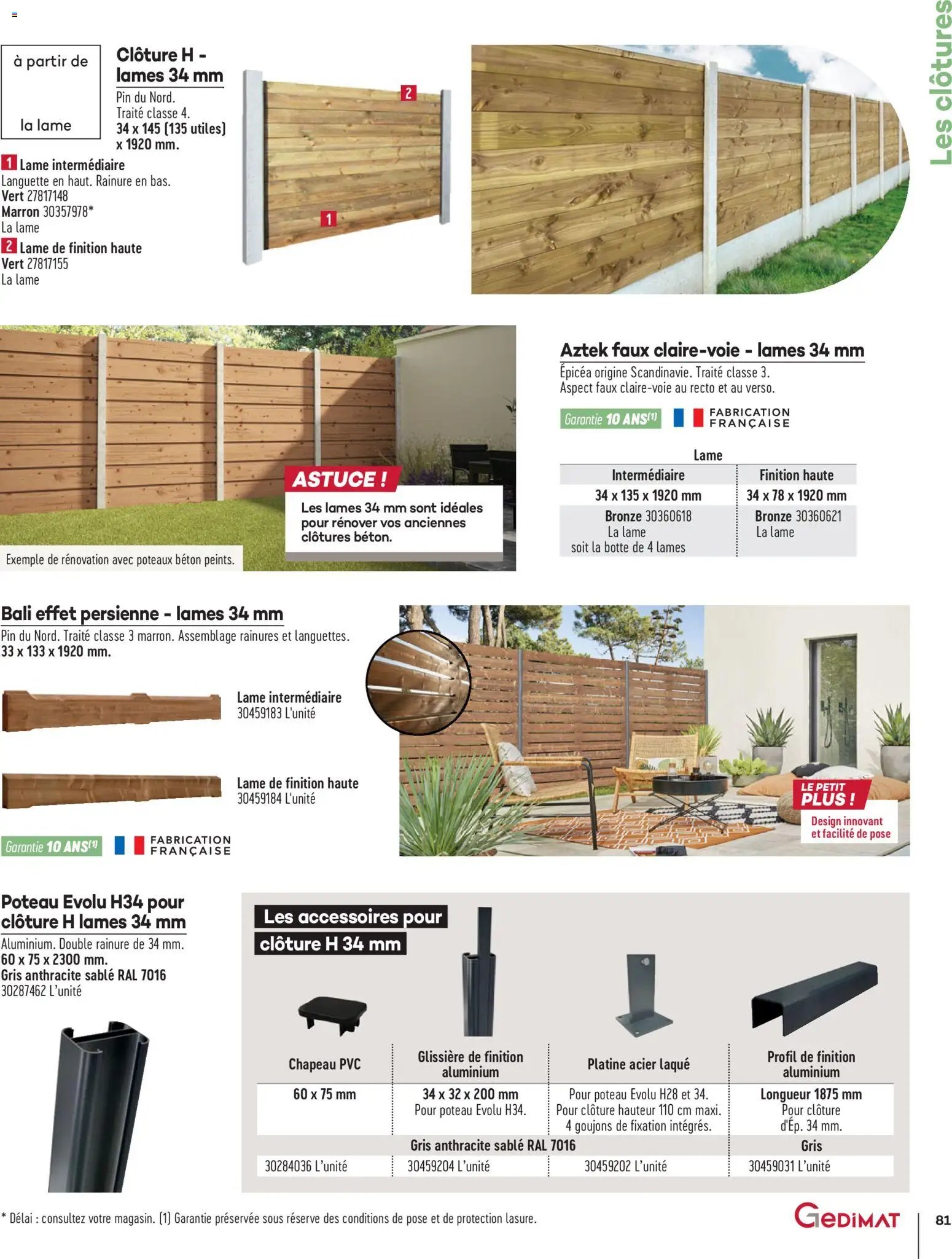 Gedimat - Brochure Aména-gements extérieurs (2026-04-01 - 2026-04-30)