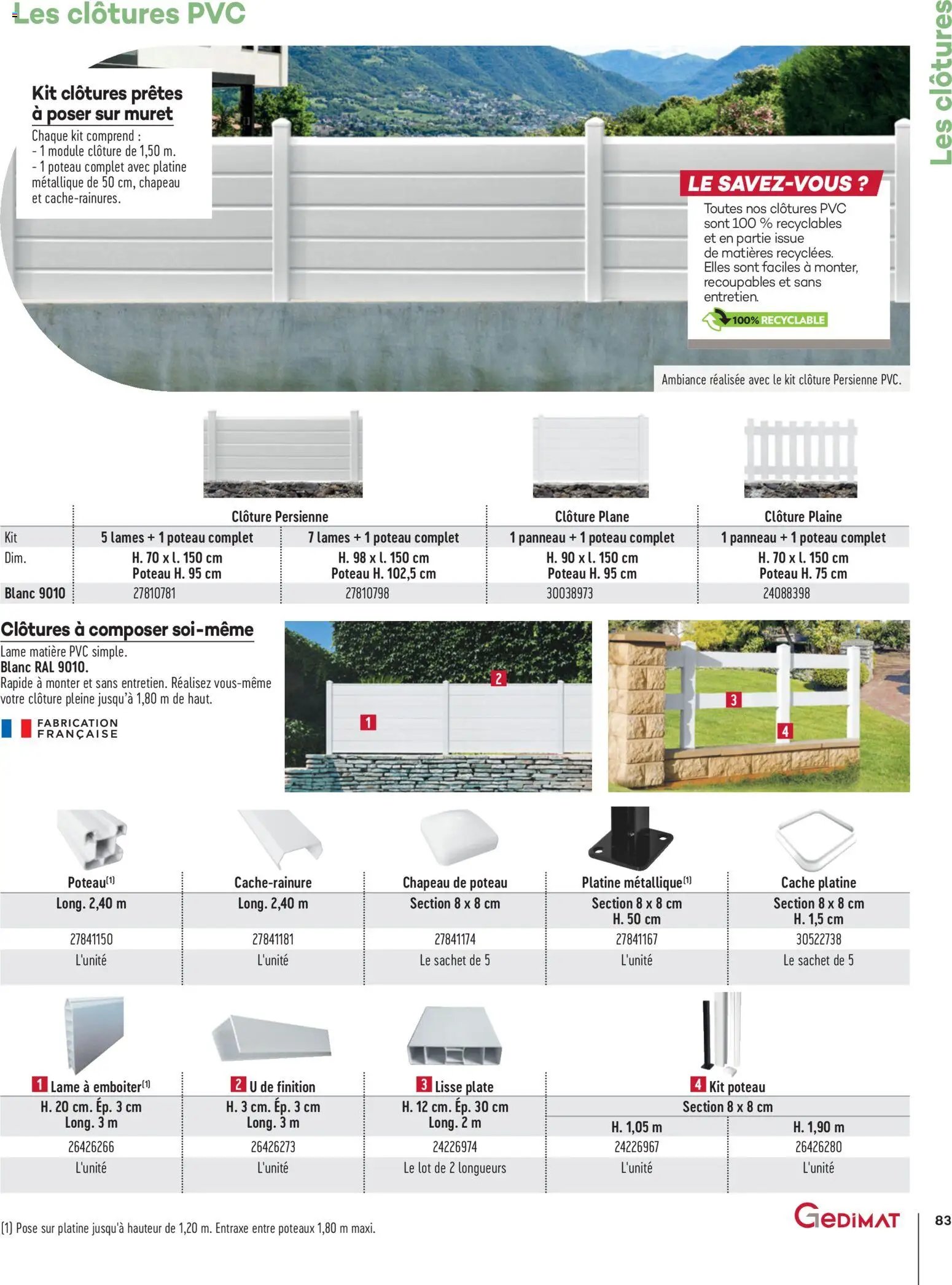 Gedimat - Brochure Aména-gements extérieurs (2026-04-01 - 2026-04-30)