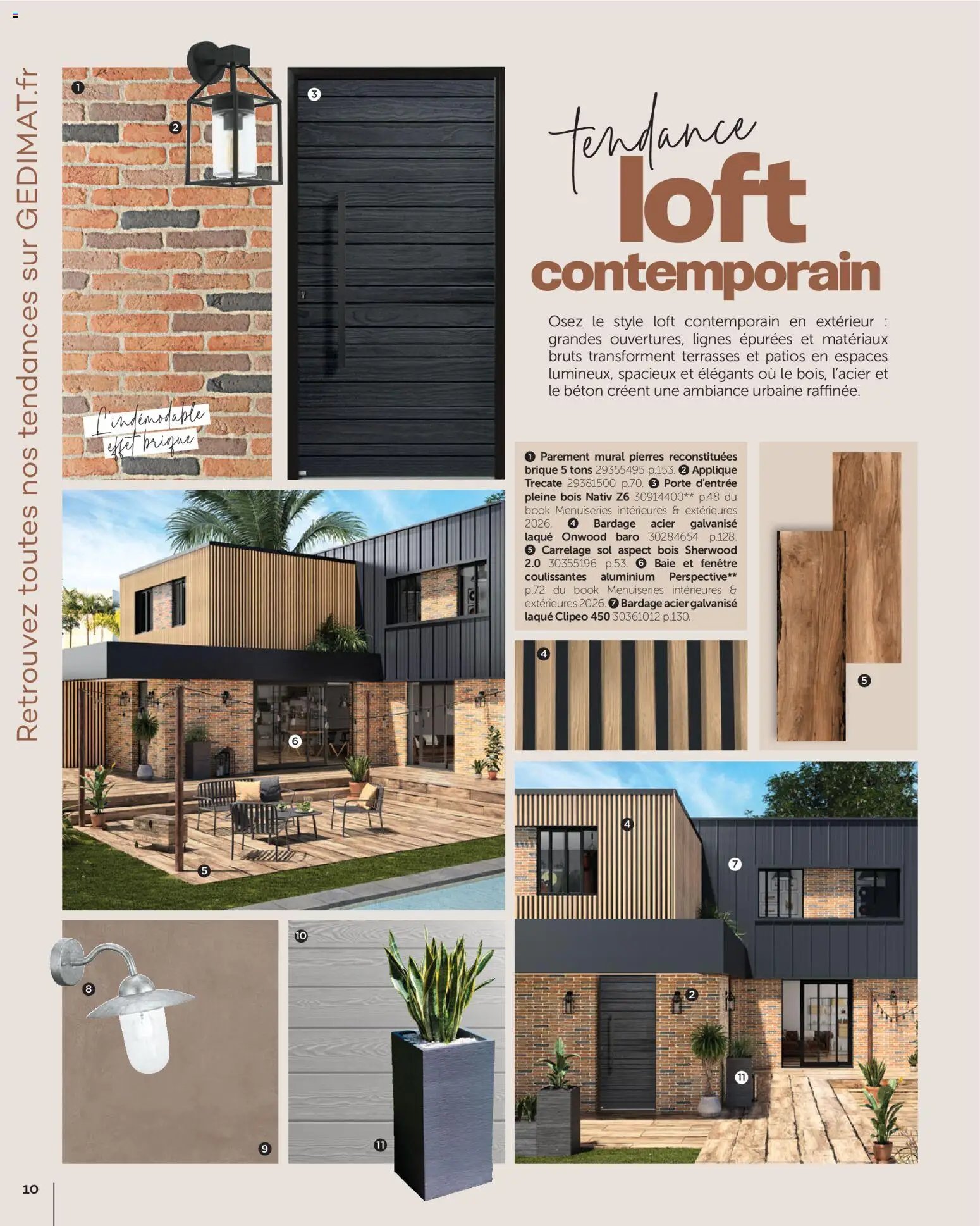 Gedimat - Brochure Aména-gements extérieurs