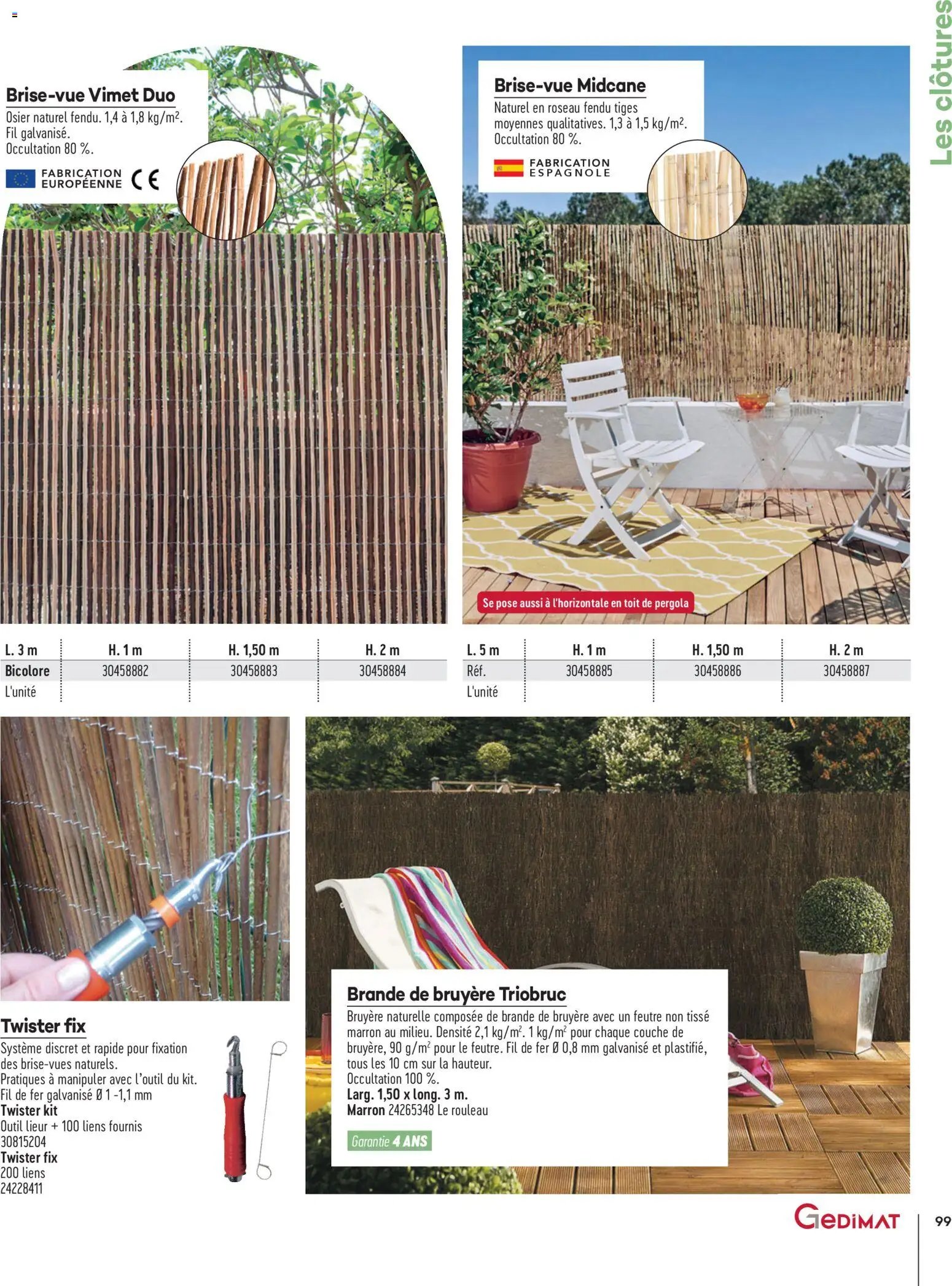 Gedimat - Brochure Aména-gements extérieurs (2026-04-01 - 2026-04-30)