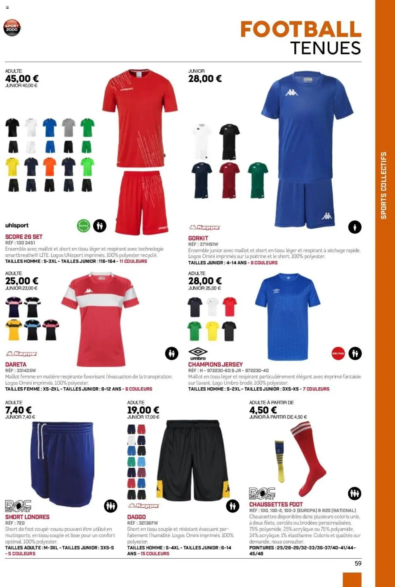 Sport 2000 catalogue (2024-05-28 - 2025-12-31)