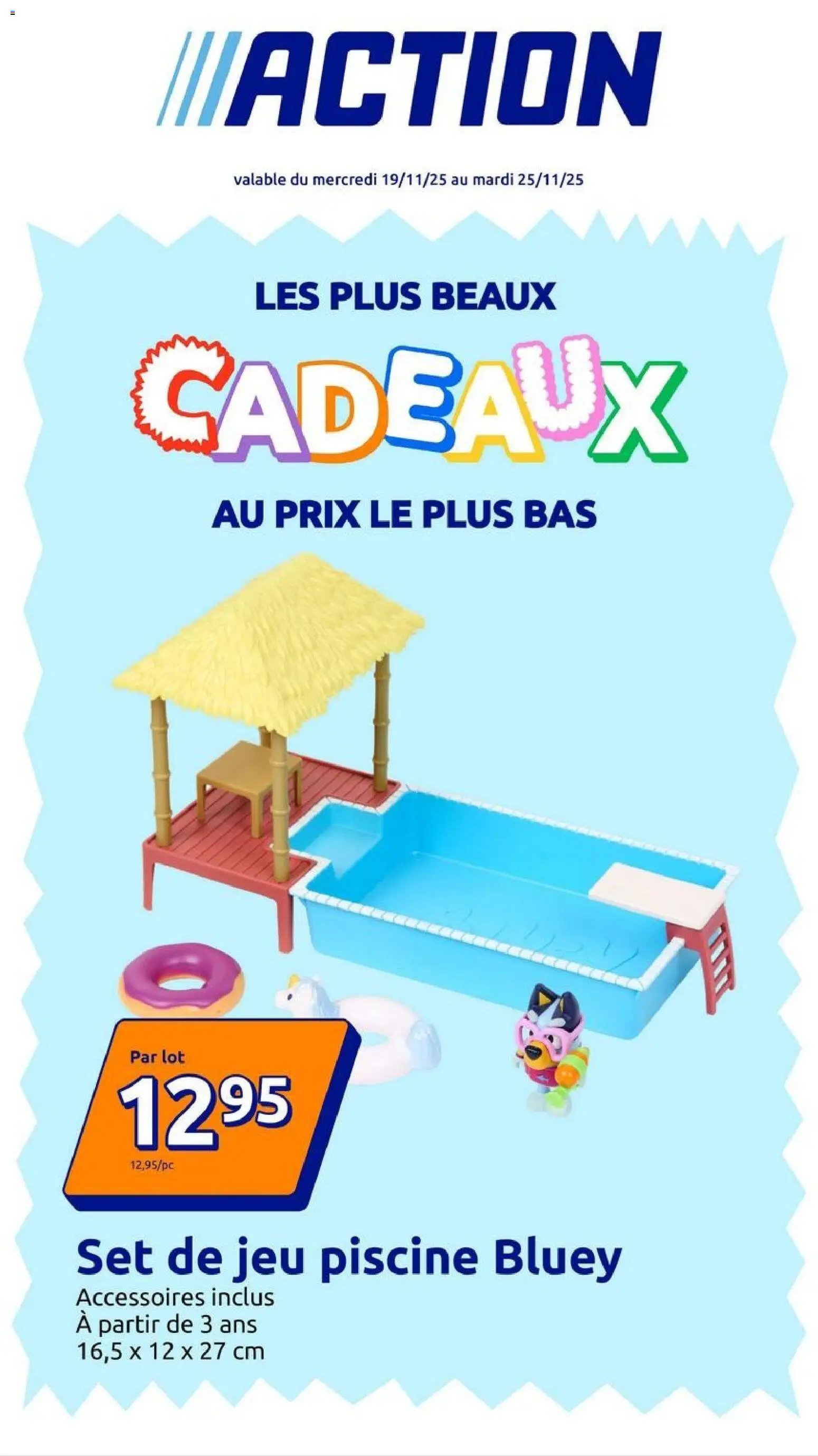 Action catalogue de la semaine