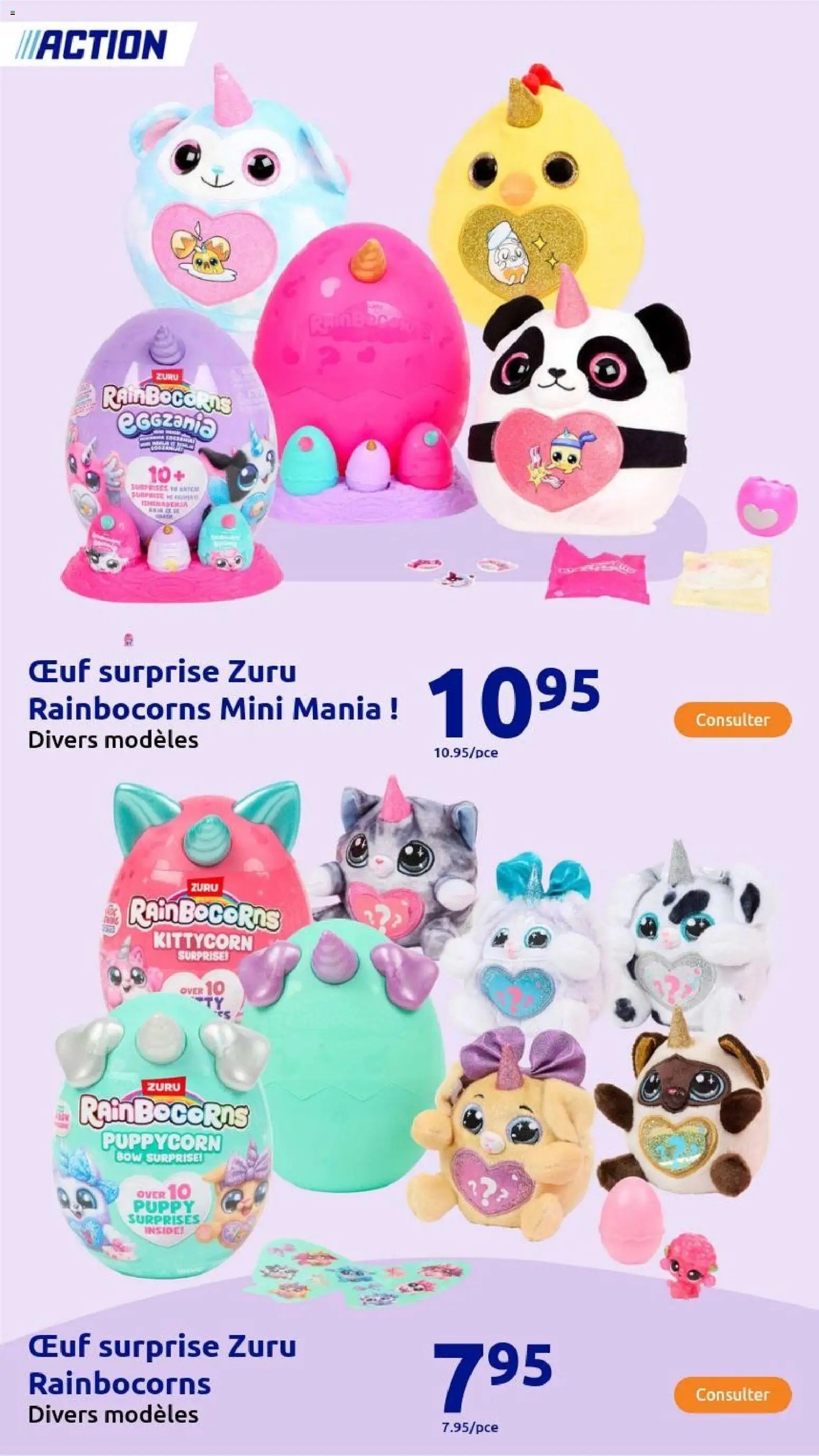 Action catalogue de la semaine