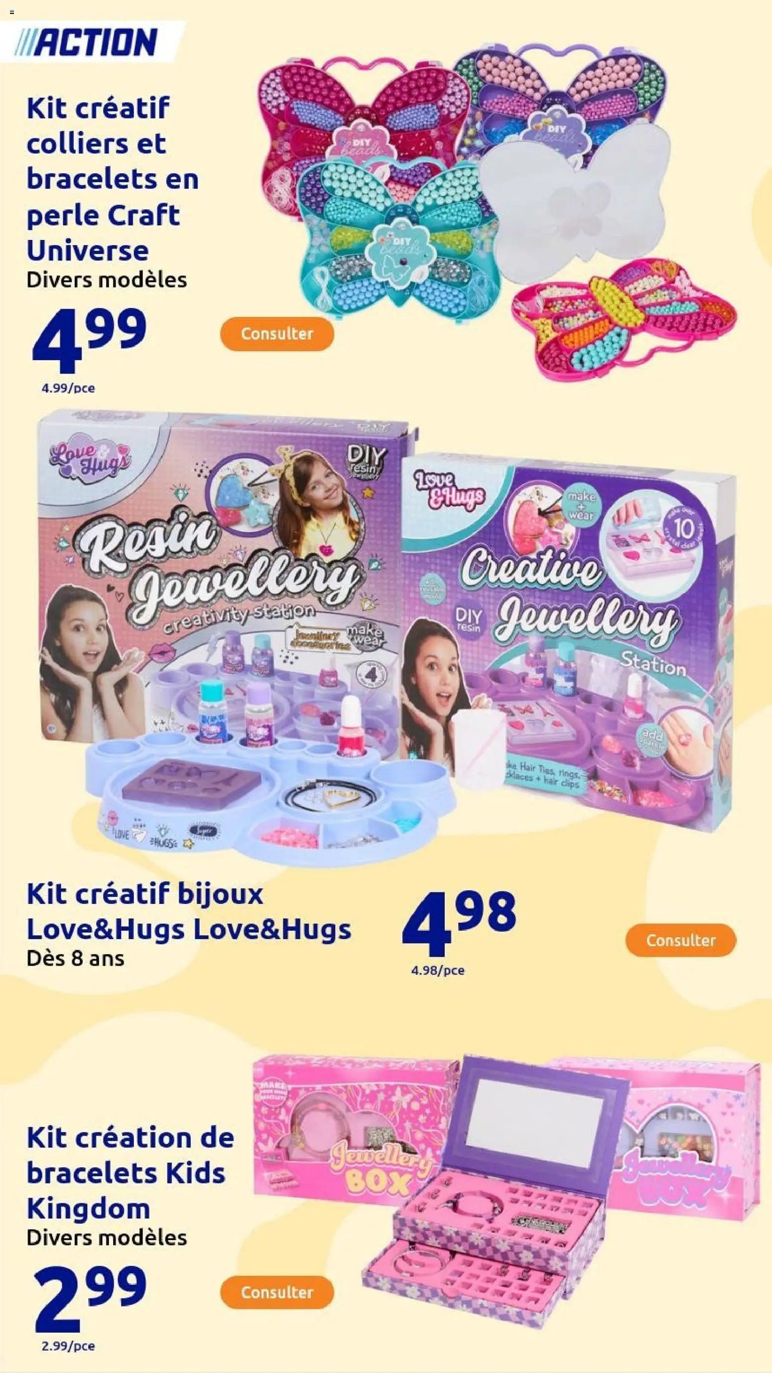 Action catalogue de la semaine