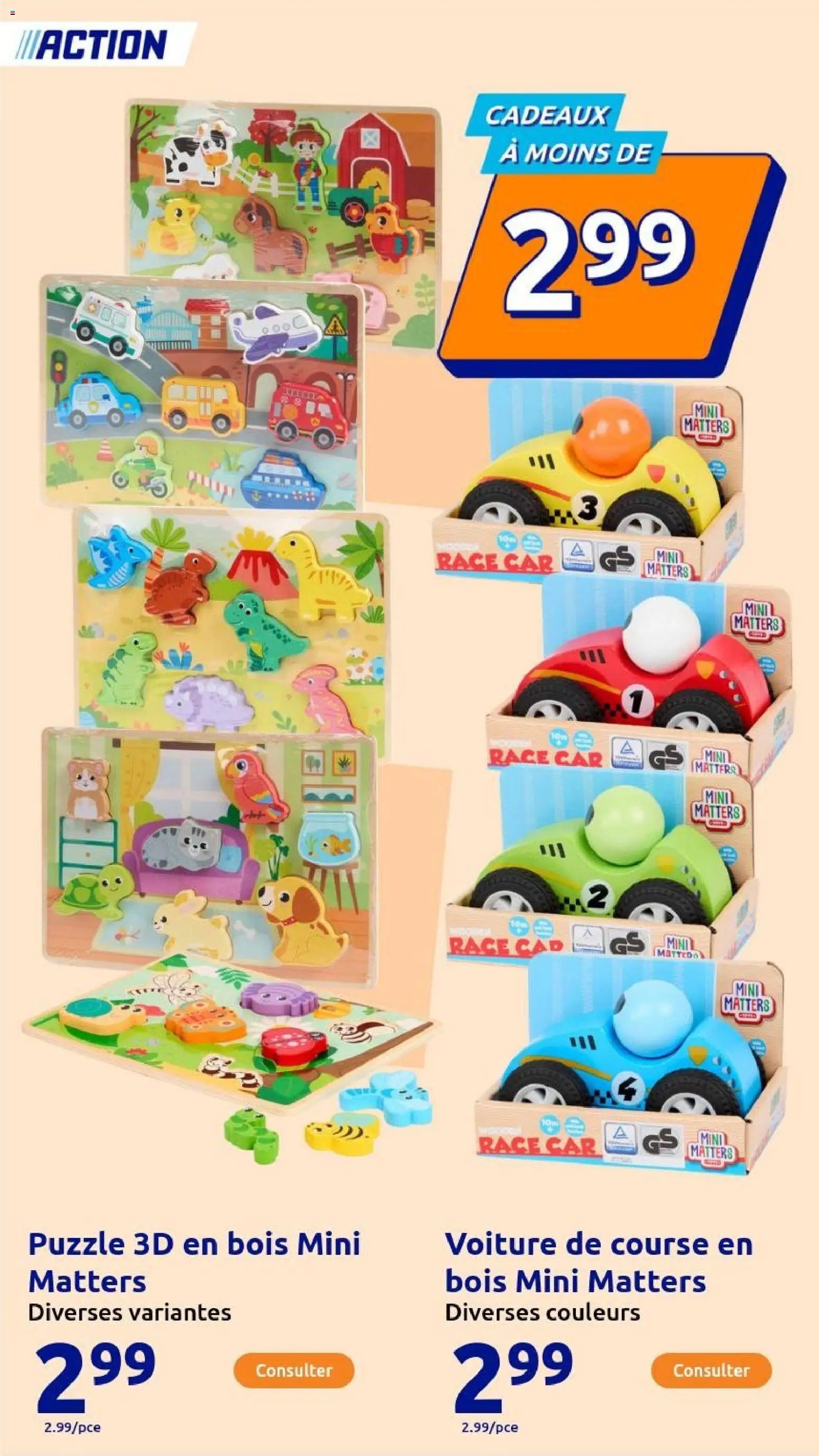 Action catalogue de la semaine