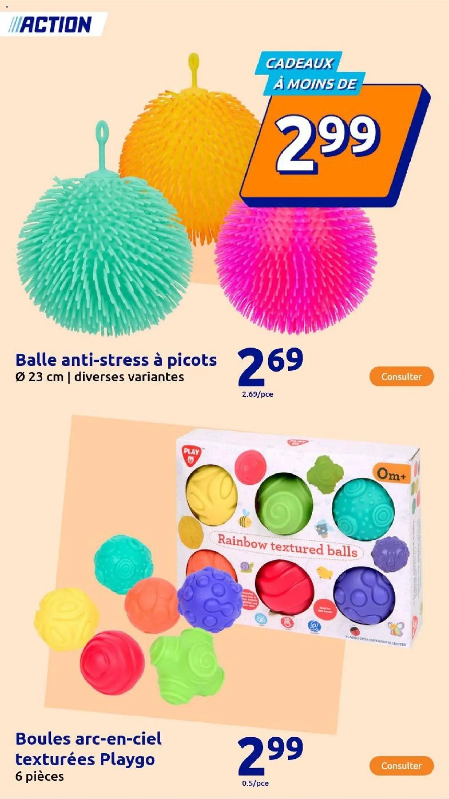 Action catalogue de la semaine