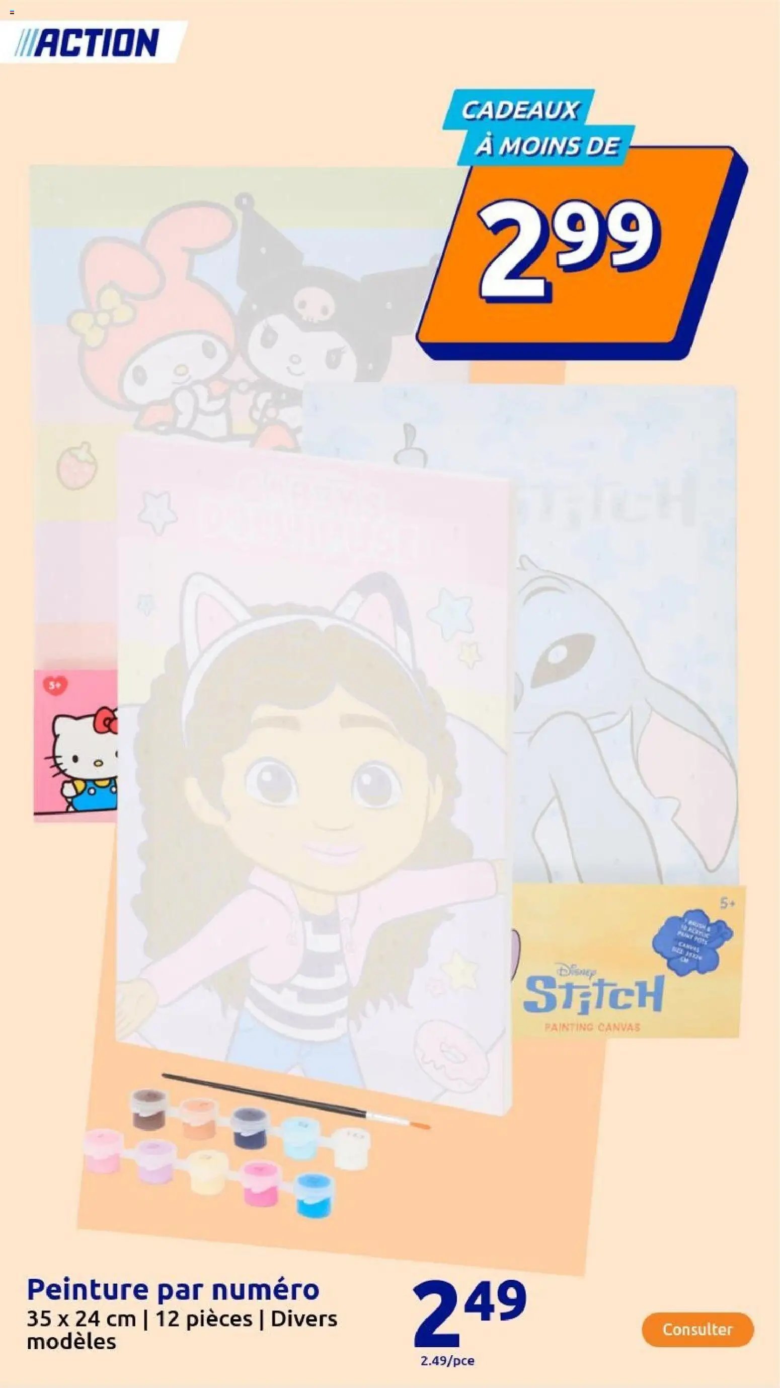 Action catalogue de la semaine