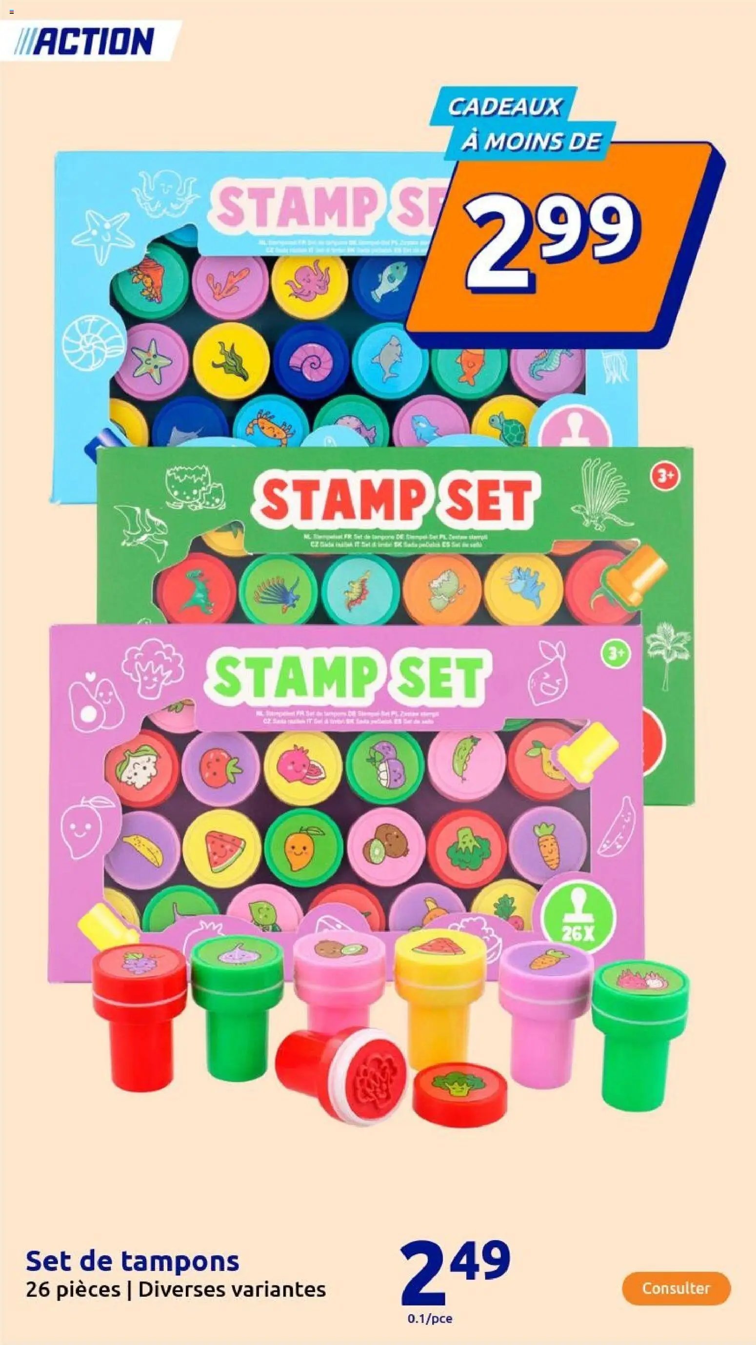 Action catalogue de la semaine