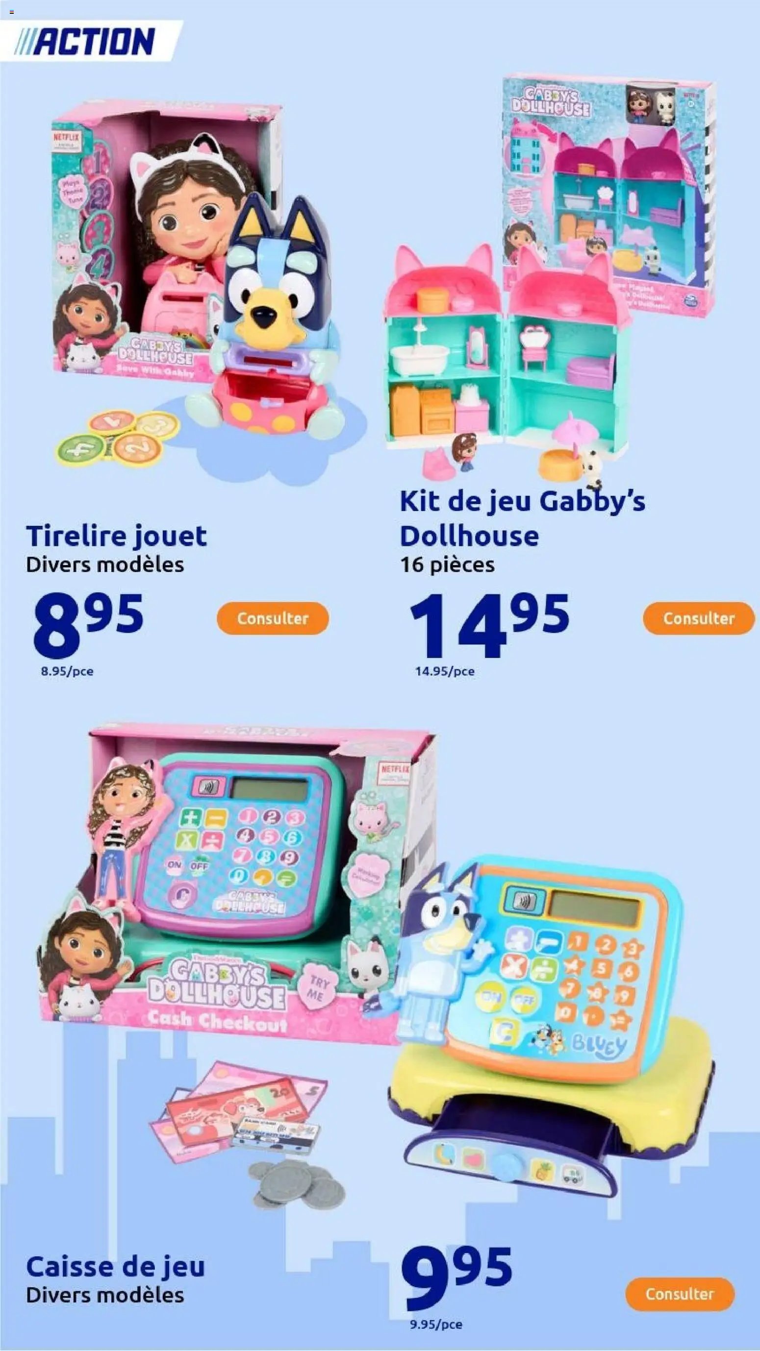 Action catalogue de la semaine