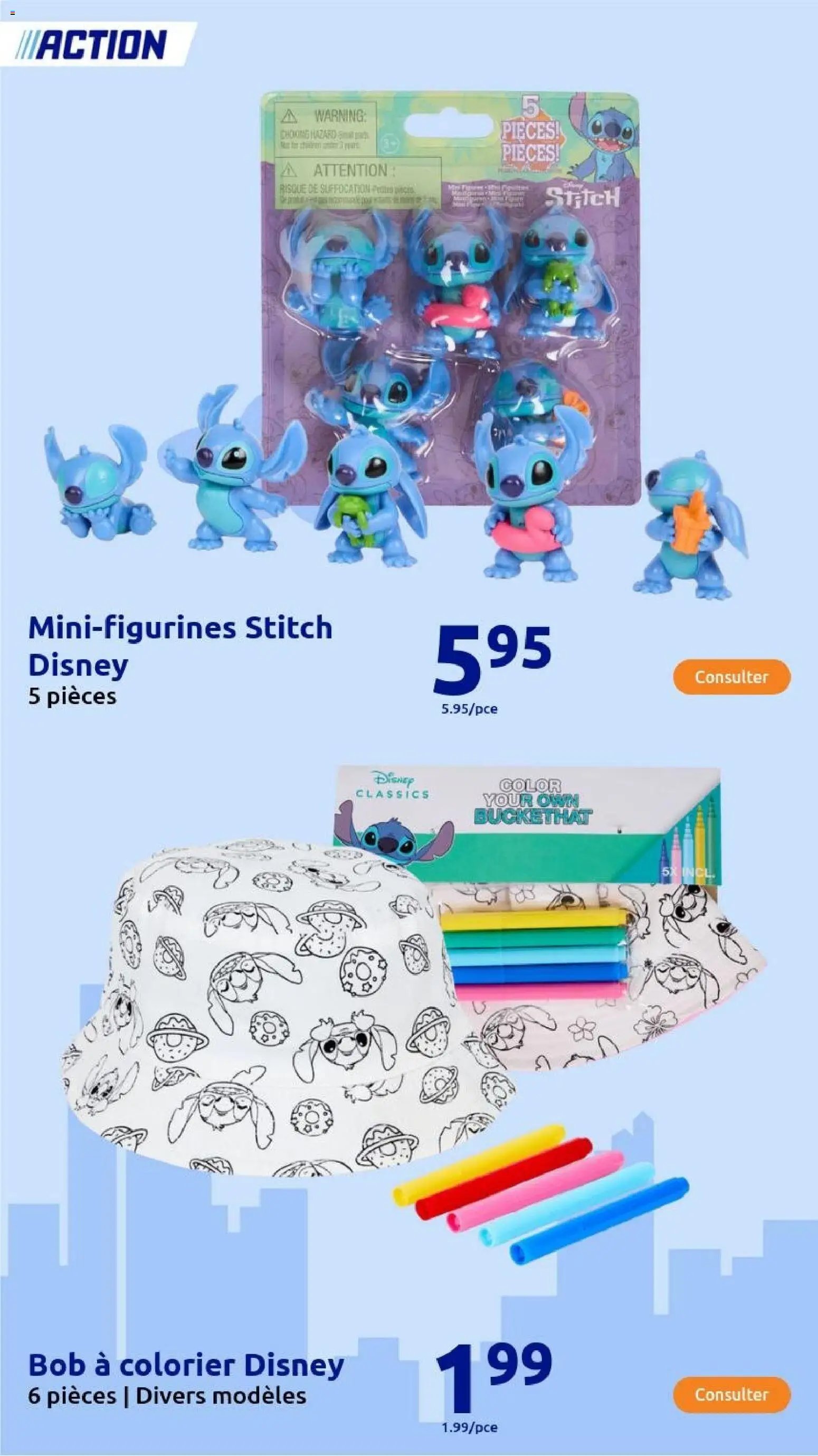 Action catalogue de la semaine