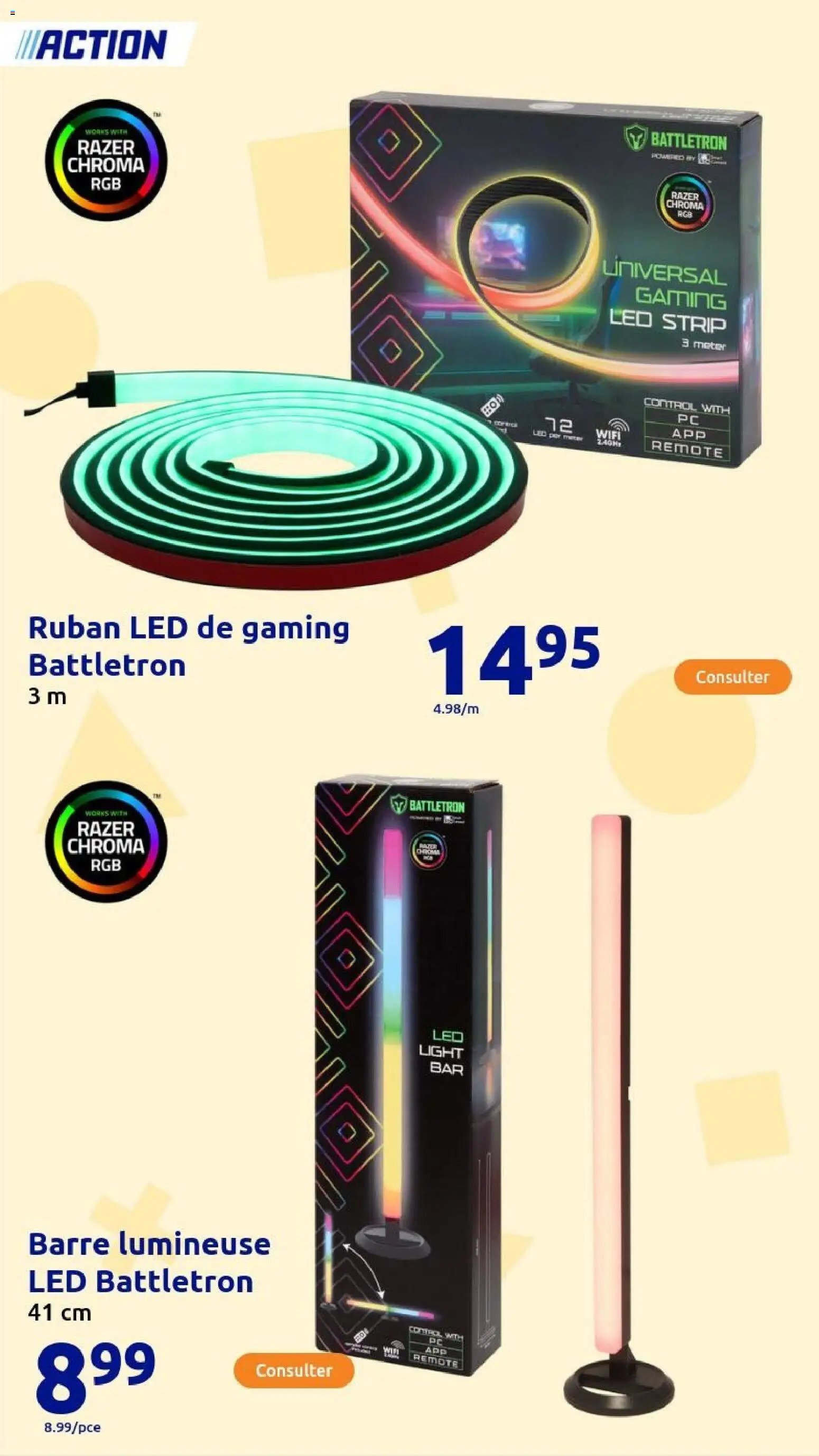 Action catalogue de la semaine