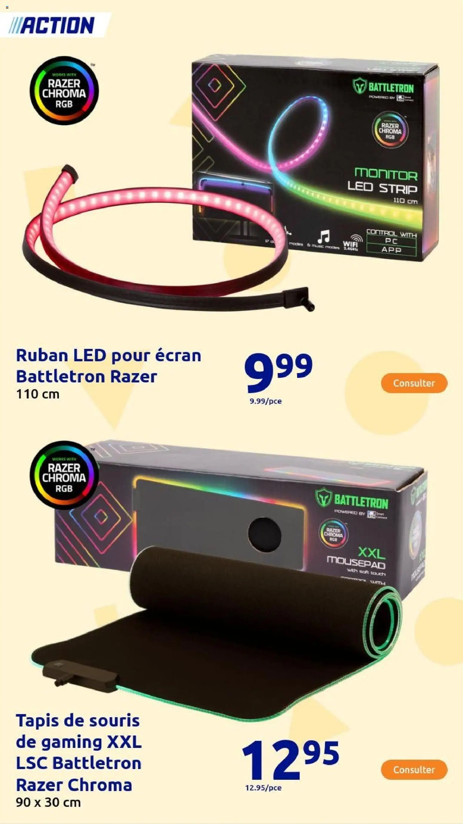 Action catalogue de la semaine