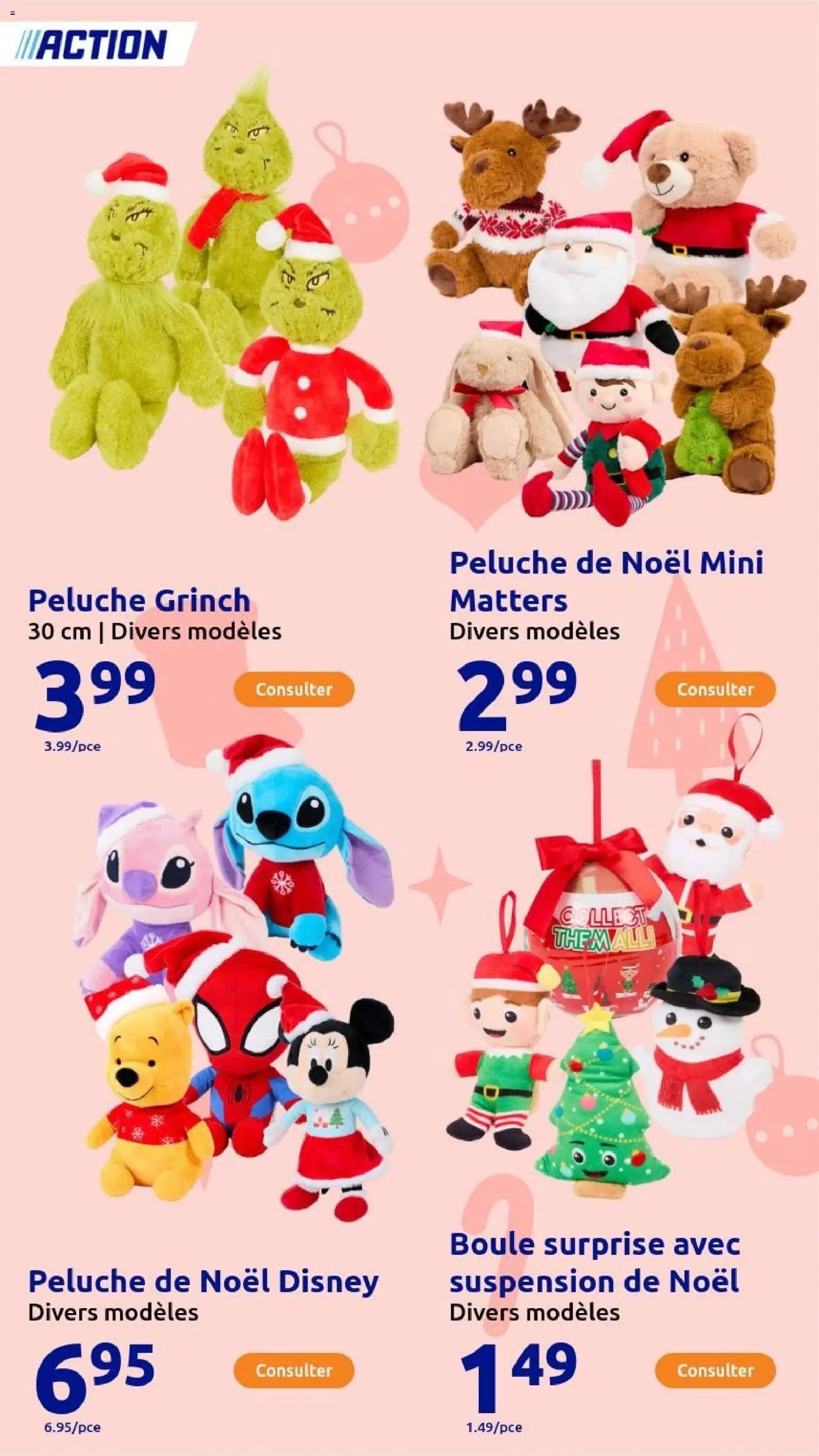 Action catalogue de la semaine