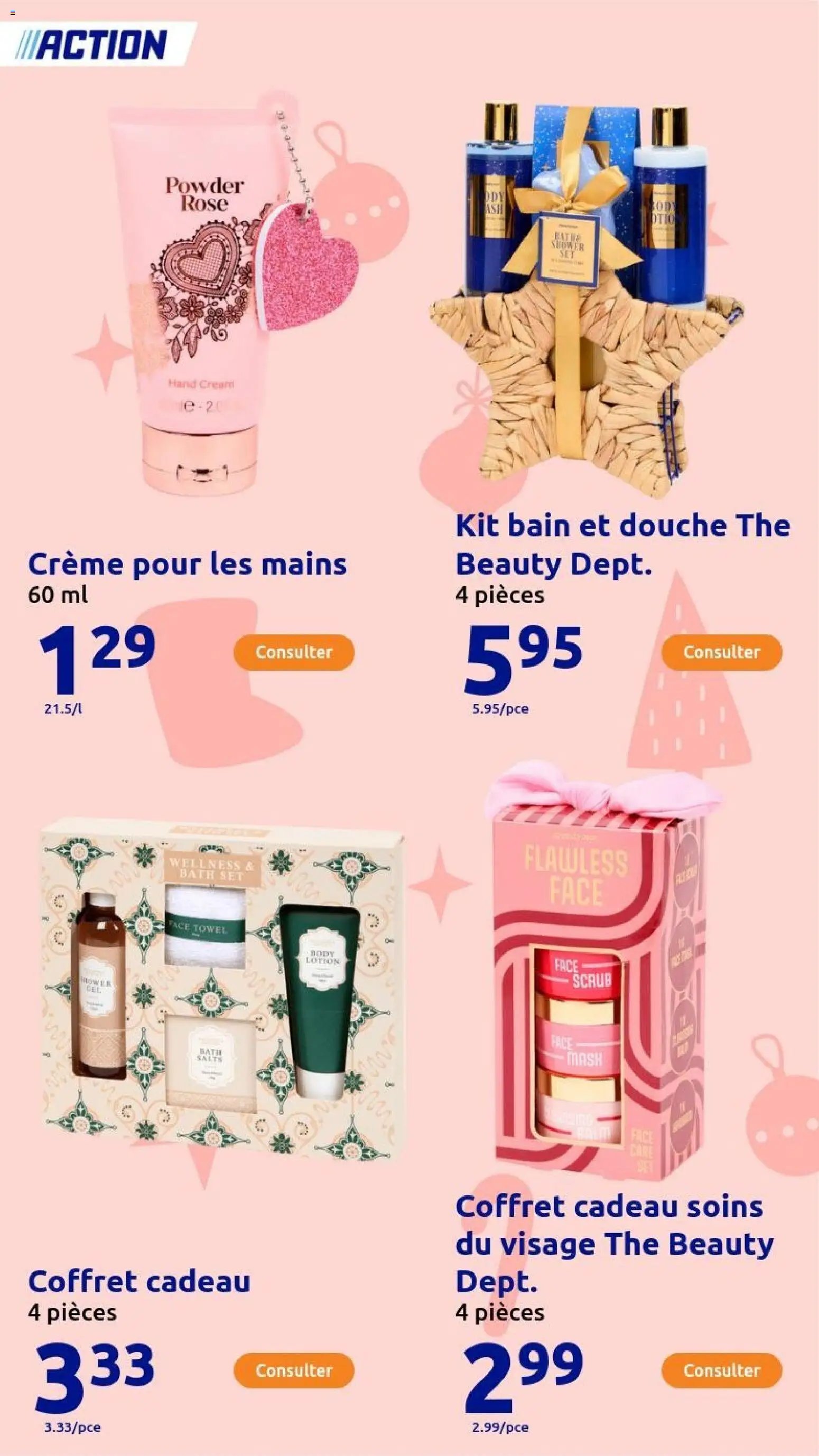 Action catalogue de la semaine